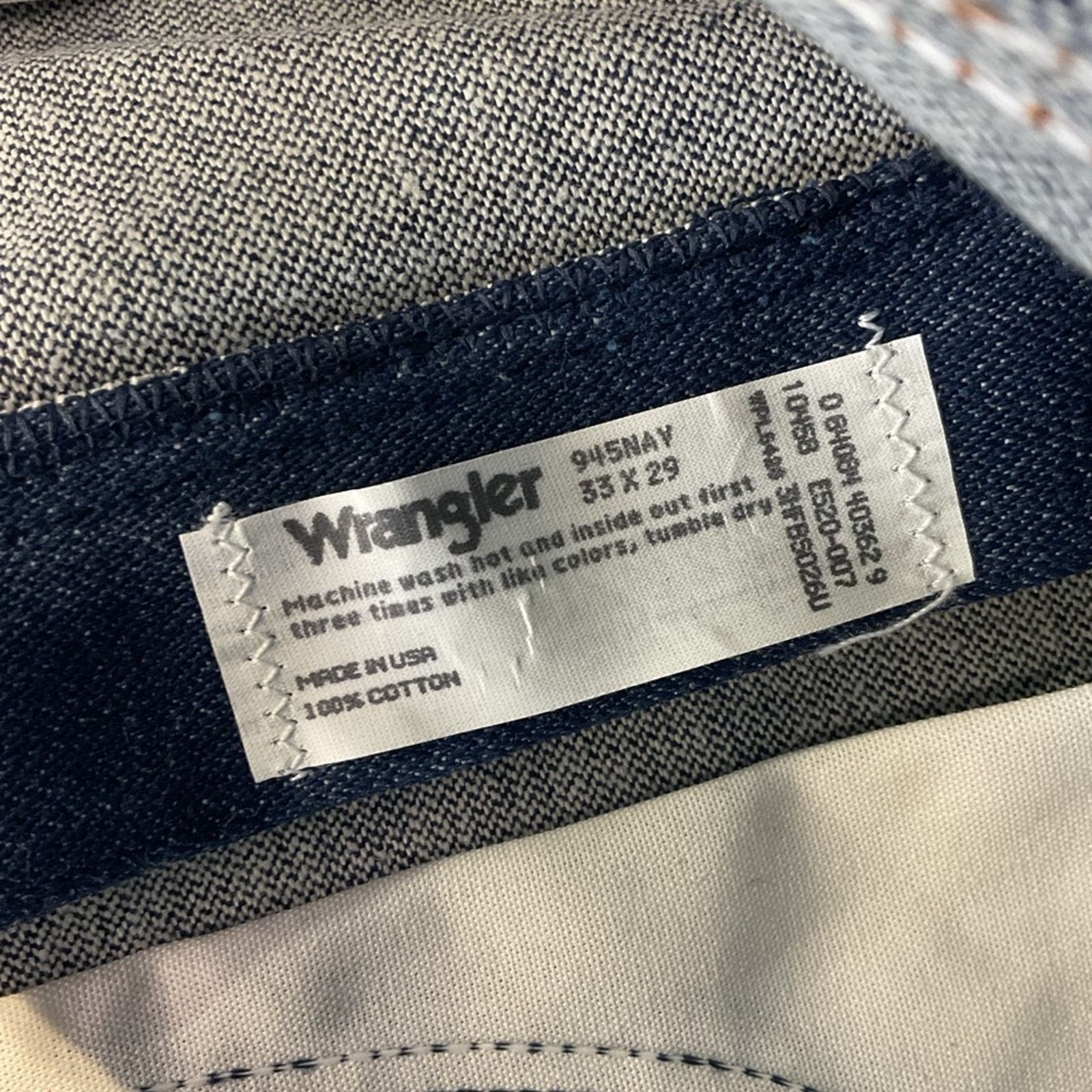 Wrangler Vintage 90s Wrangler Deadstock Regular Fit Boot Cut Jeans Size US 33 - 3 Thumbnail