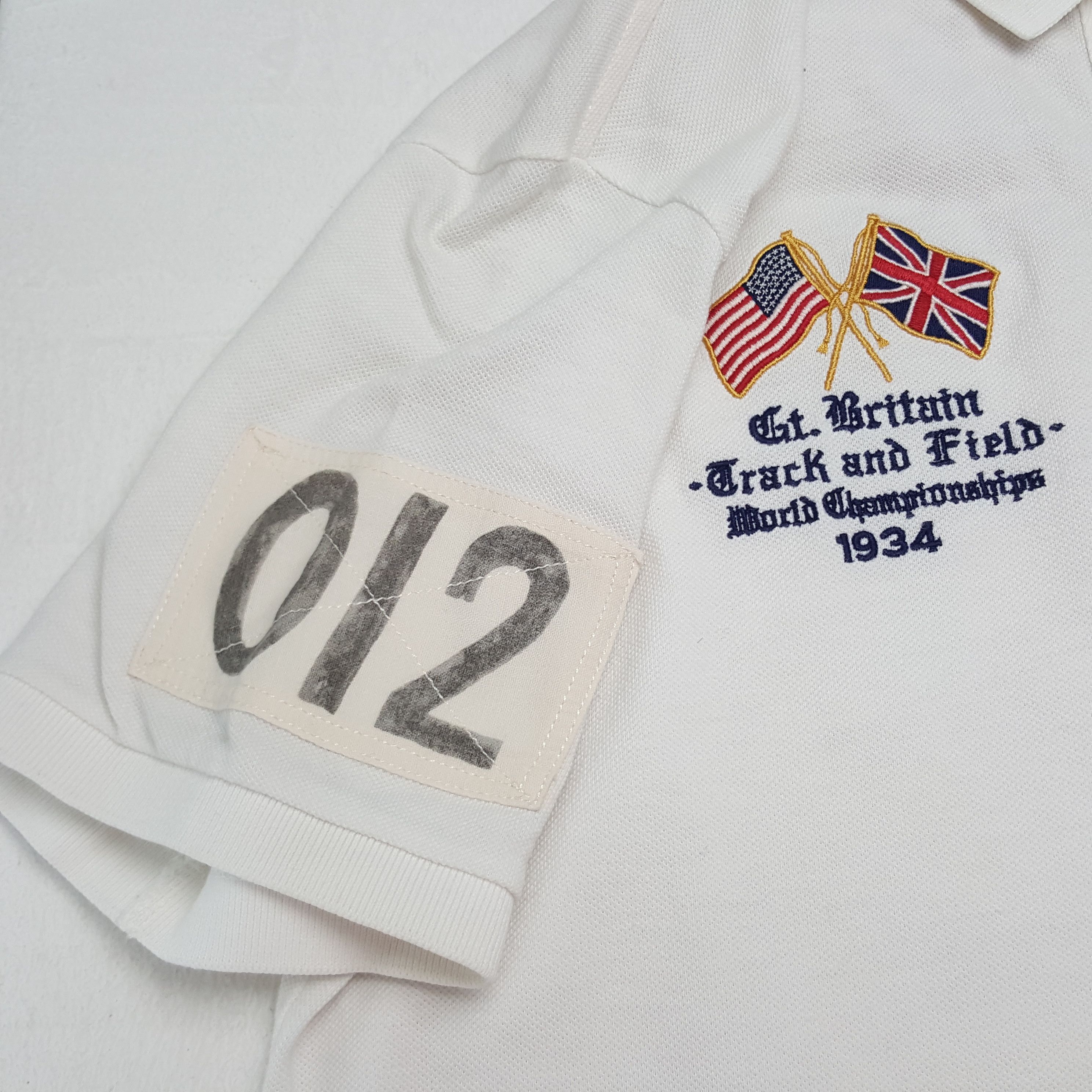 Polo Ralph Lauren × Vintage Vintage Polo by Ralph Lauren Britain Logo Polos Size US L / EU 52-54 / 3 - 8 Thumbnail