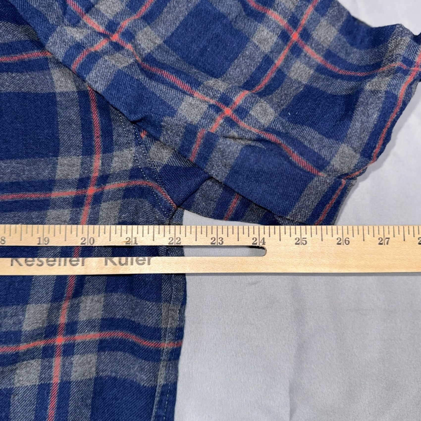 Marine Layer Marine Layer Shirt Mens L Blue Plaid Flannel Button Front Long Sleeve Casual Size US L / EU 52-54 / 3 - 7 Thumbnail