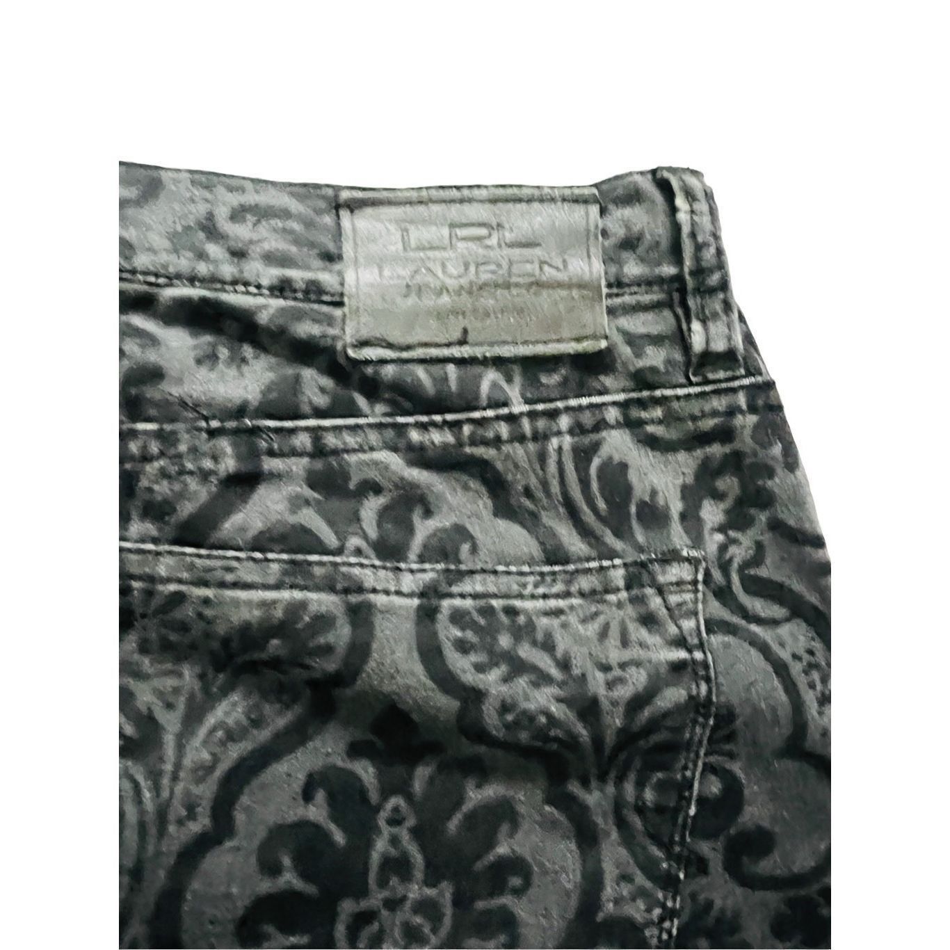 Lauren Ralph Lauren LRL Lauren Ralph Lauren Black Velvet Modern Straight Pant Wo Size 34" / US 12 / IT 48 - 9 Thumbnail