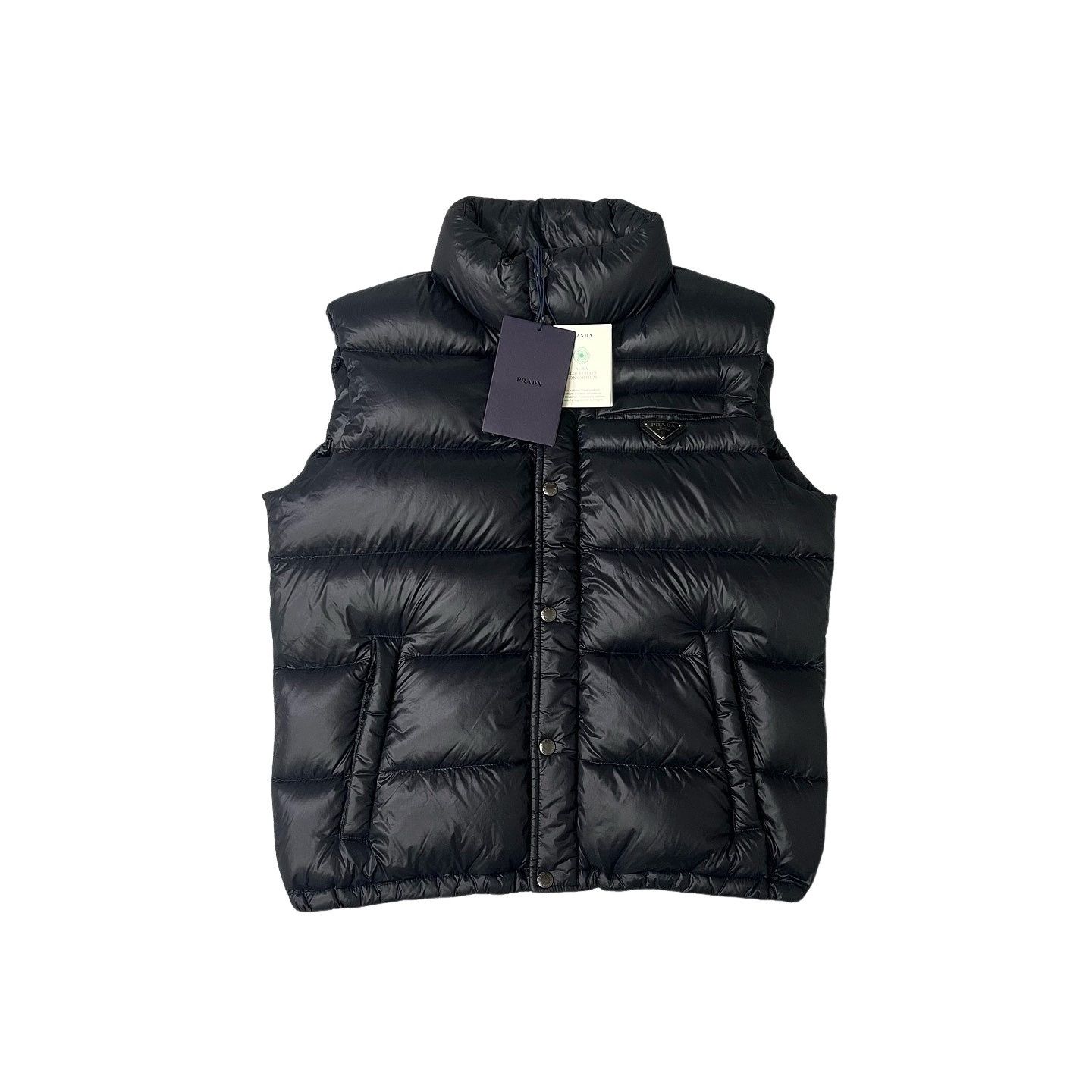 Prada Prada Mens Nylon Black Puffer Gilet | Grailed
