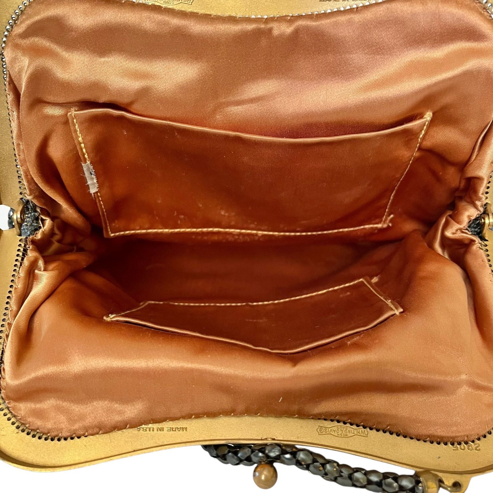 Vintage 1930s Whiting & Davis Vintage Metal Mesh Evening Bag Size ONE SIZE - 4 Thumbnail