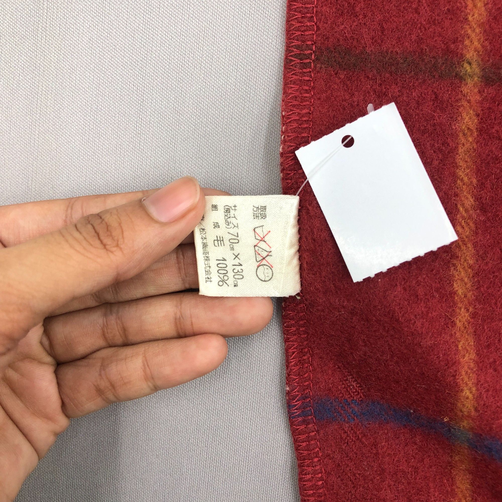 Aquascutum Vintage Aquascutum Scarf Muffler Wool Shawls Wraps Scarves Size ONE SIZE - 6 Thumbnail