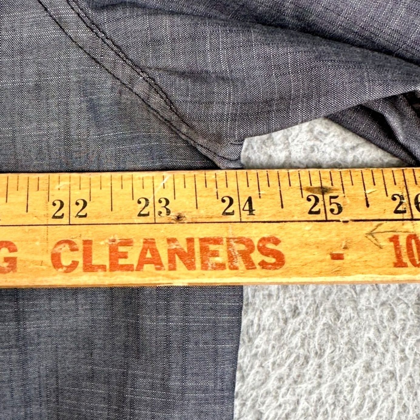 Roots Roots 73 Shirt Mens XL Charcoal Crosshatch Long Sleeve Button Up Pockets Shirt Size US XL / EU 56 / 4 - 7 Thumbnail