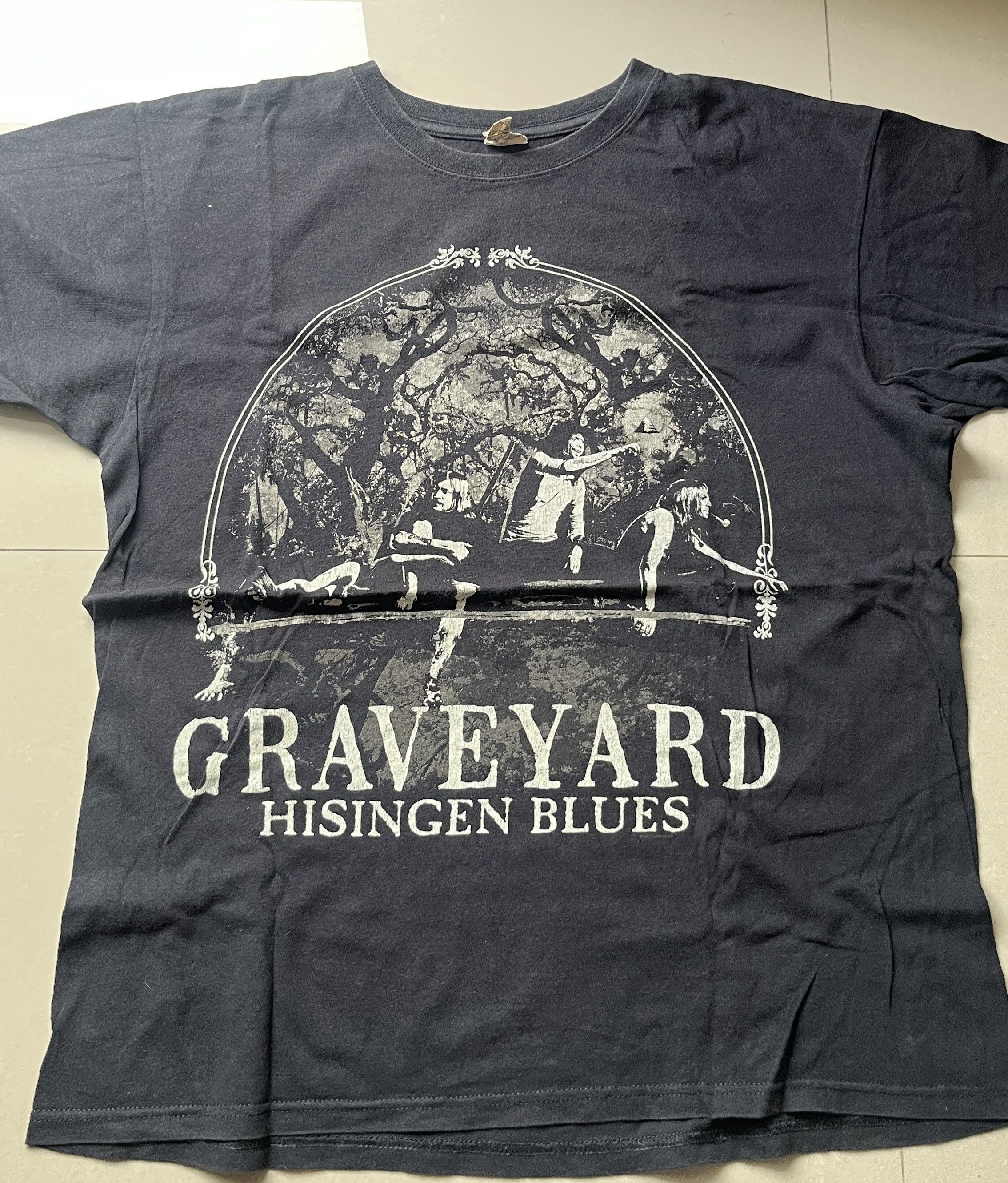 Other GRAVEYARD HISINGEN BLUES VINTAGE OFFICIAL Size US L / EU 52-54 / 3 - 1 Thumbnail