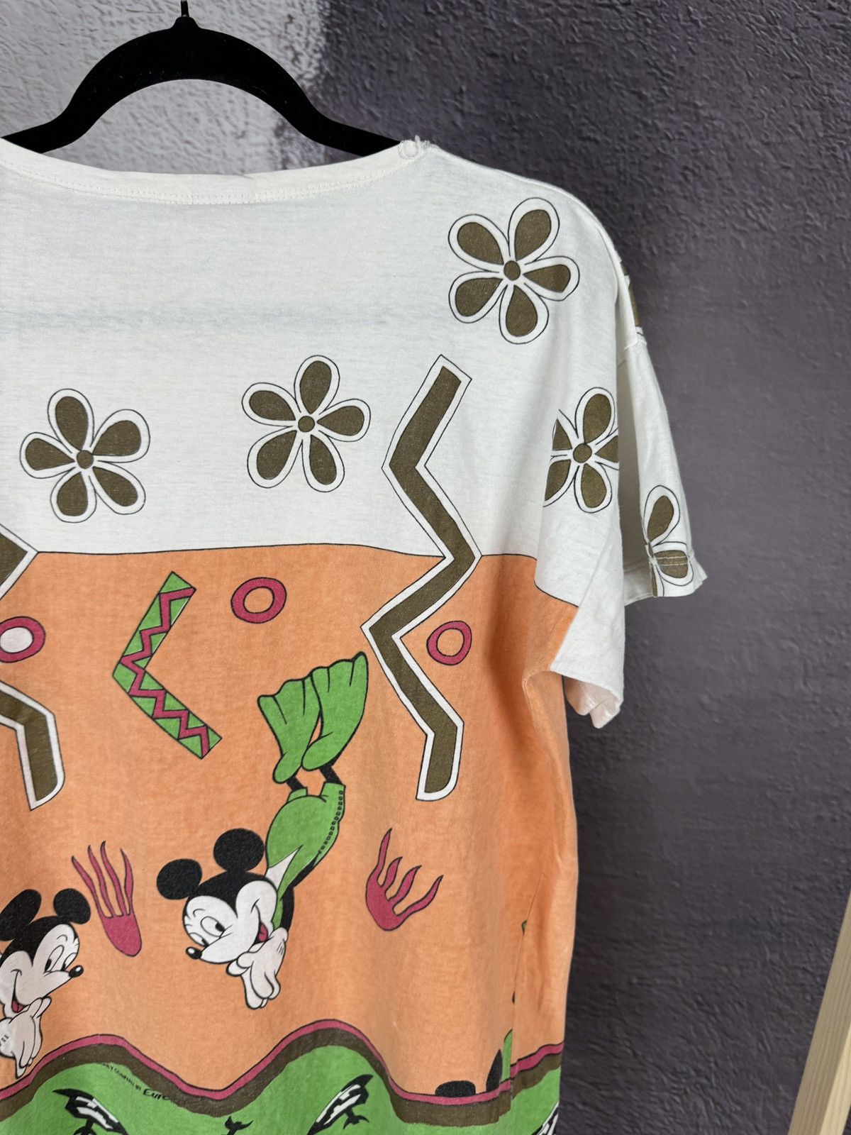 Disney × Mickey Mouse × Vintage VINTAGE DISNEY 80s MICKEY MOUSE EUREKA ALLOVER PRINT Tee Size US L / EU 52-54 / 3 - 16 Thumbnail