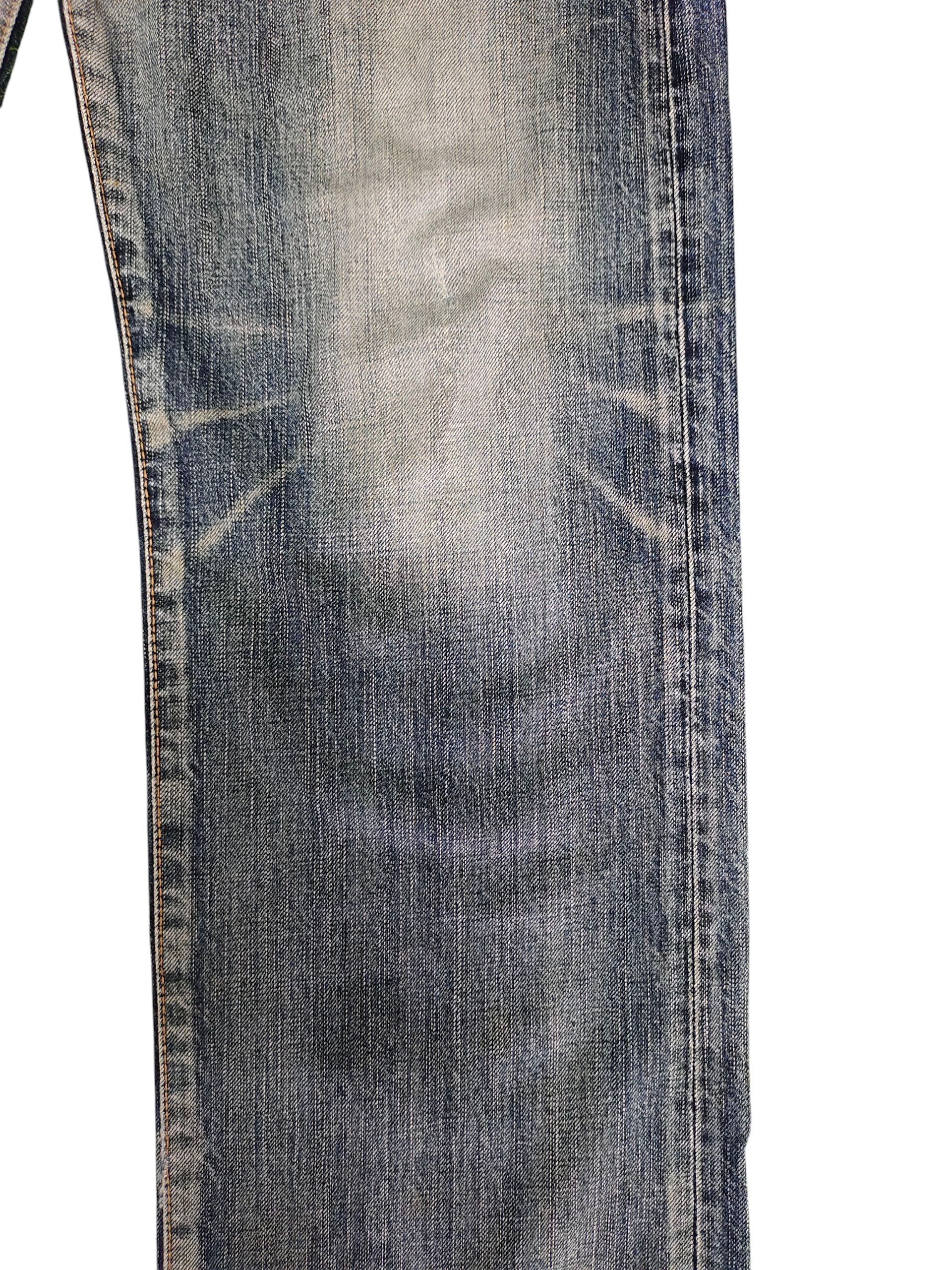 Comme des Garcons × Undercover Vintage Edwin 504 Japan Clawmark Distress Jeans Loose Fit Size US 30 / EU 46 - 3 Thumbnail