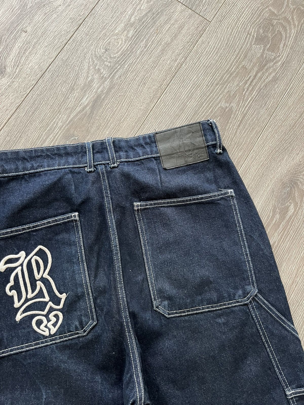 Vintage Y2K Baggy Jeans Carpenter Pants Y2K Streetwear Embroidered Size US 32 / EU 48 - 5 Thumbnail