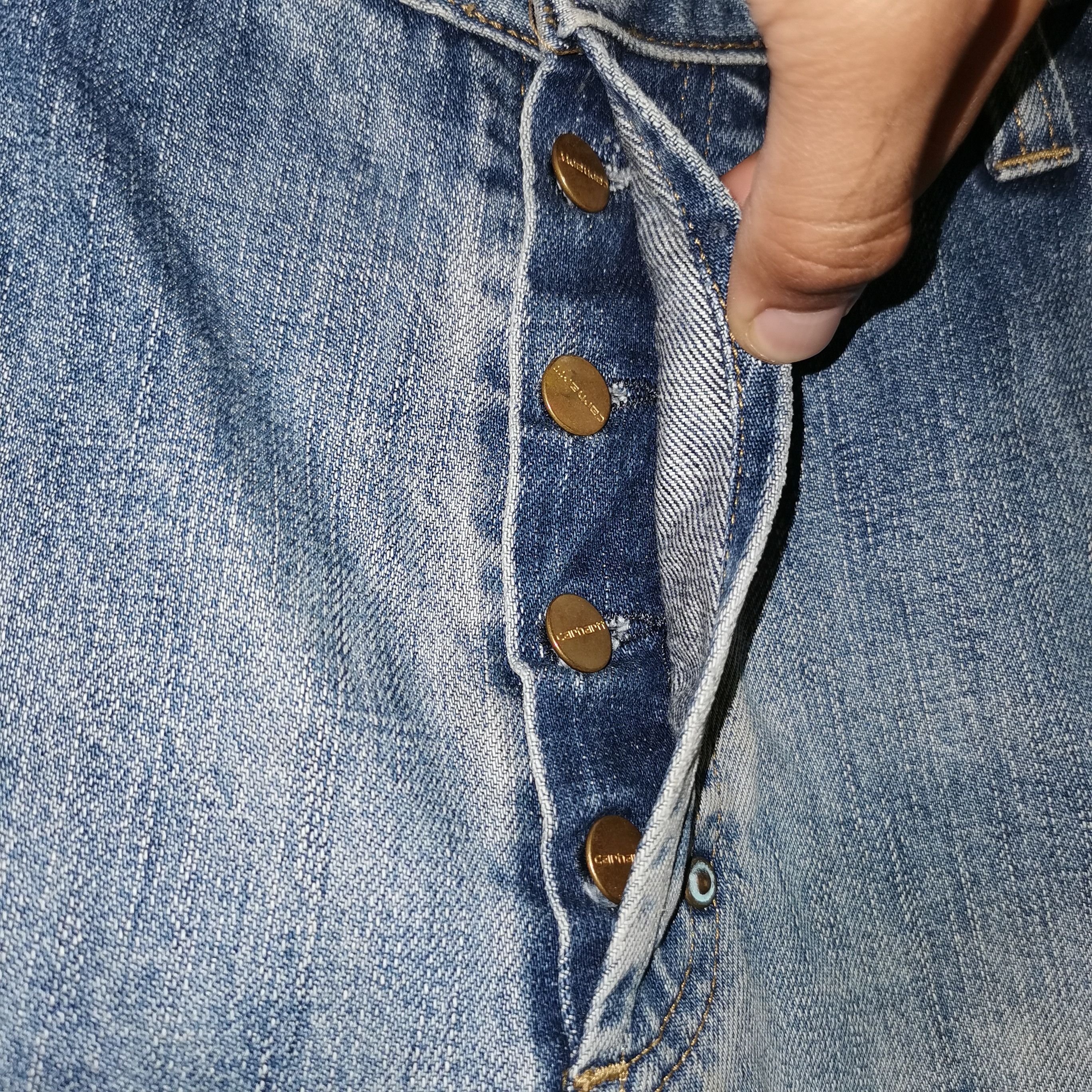 Carhartt × Vintage Pant carhartt vintage 90s double knee jeans Size US 34 / EU 50 - 7 Thumbnail