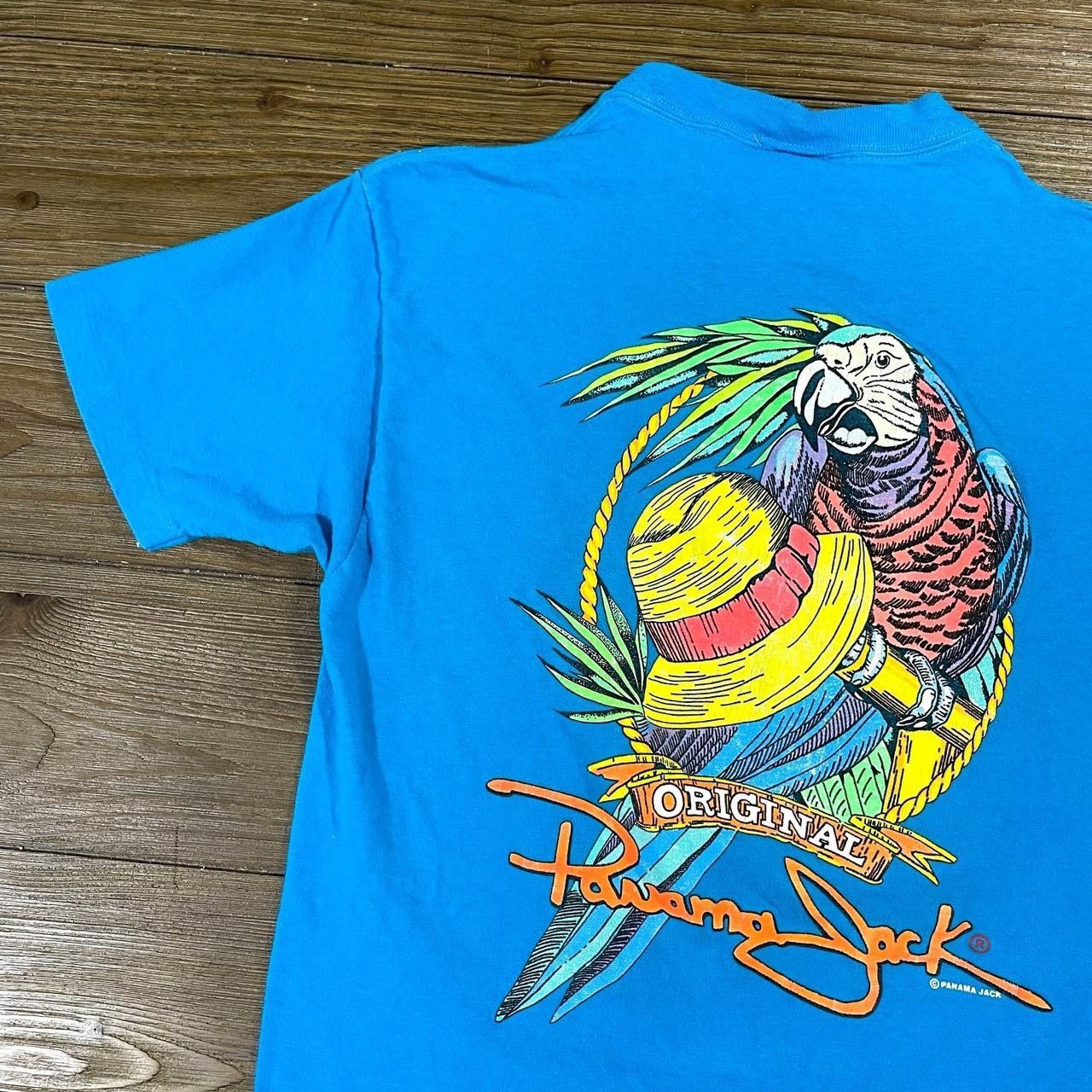 Panama Jack × Vintage Vintage 80’s Panama Jack Parrot T-Shirt Size US M / EU 48-50 / 2 - 3 Thumbnail