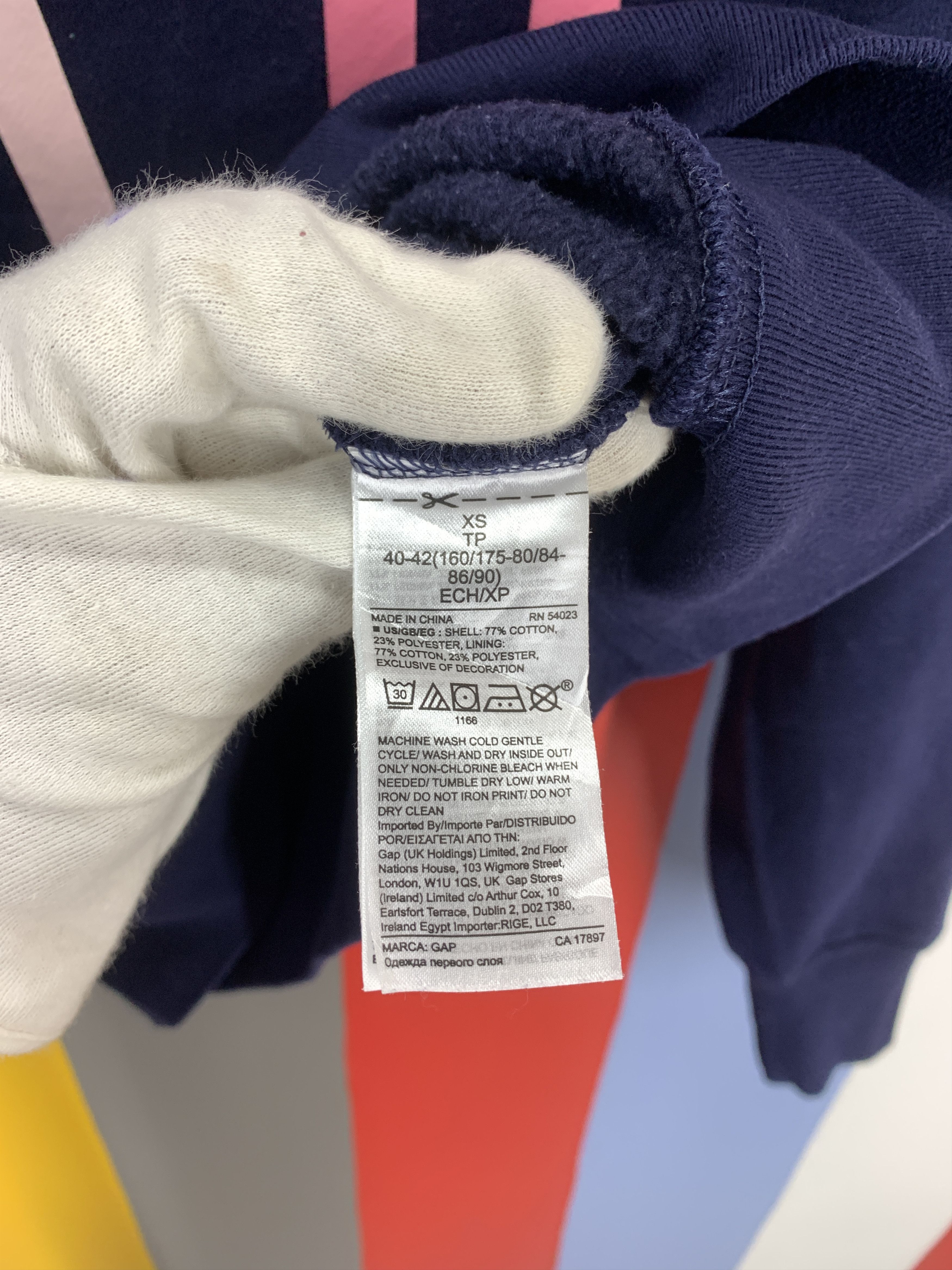 Gap GAP Hoodie Pullover #2209/21 Size US XS / EU 42 / 0 - 5 Thumbnail