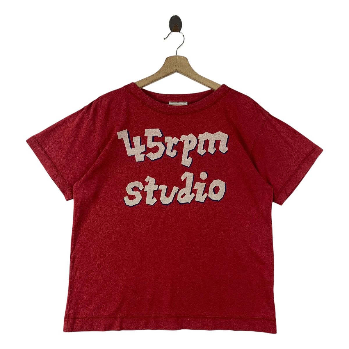 45rpm × Japanese Brand × Vintage Vintage 45 RPM spellout printed tee Size US M / EU 48-50 / 2 - 1 Thumbnail