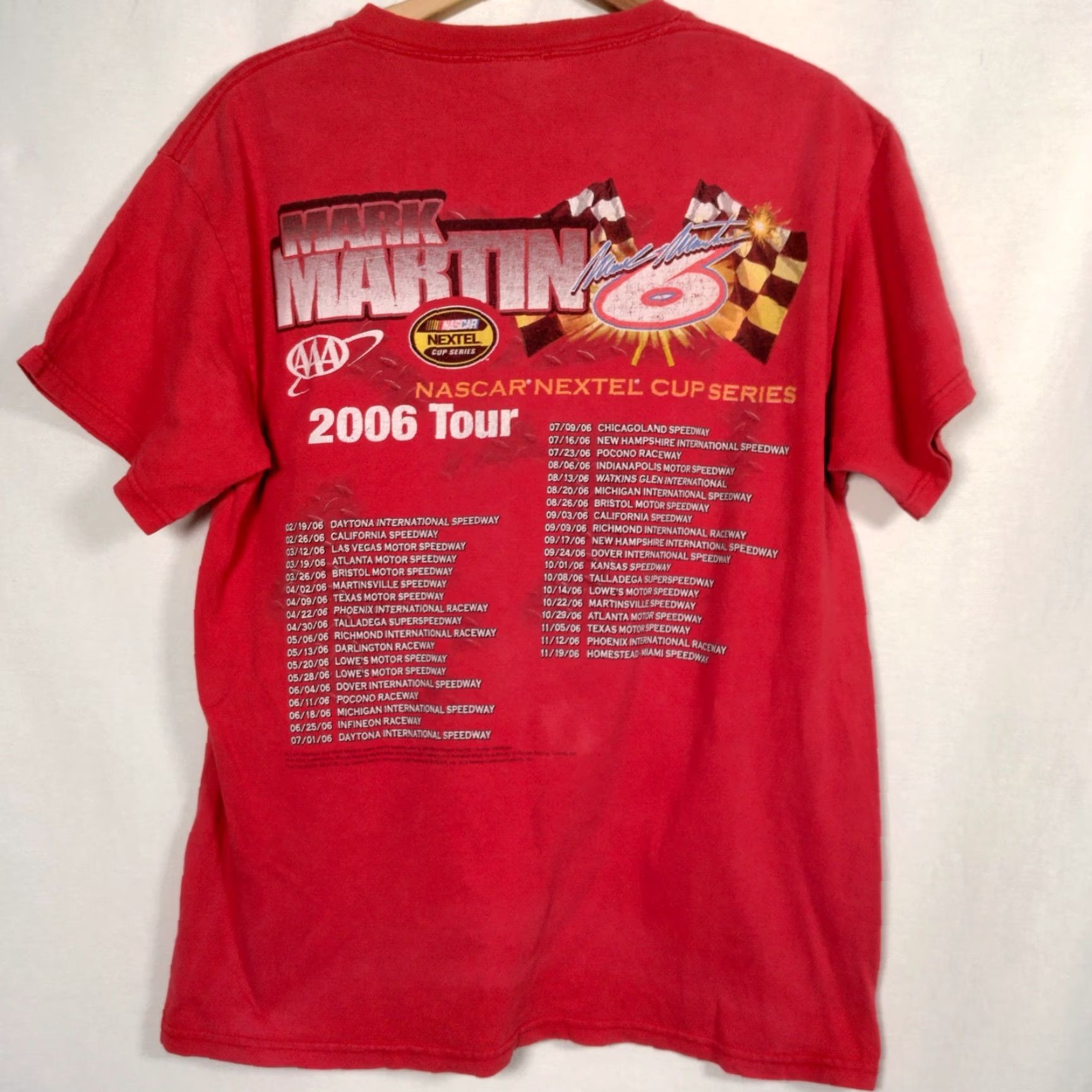 Vintage VINTAGE NASCAR Nextel Cup Series Mark Martin Shirt M Red Delta Pro Weight Men T-Shirt Race 2006?page Size US M / EU 48-50 / 2 - 3 Thumbnail