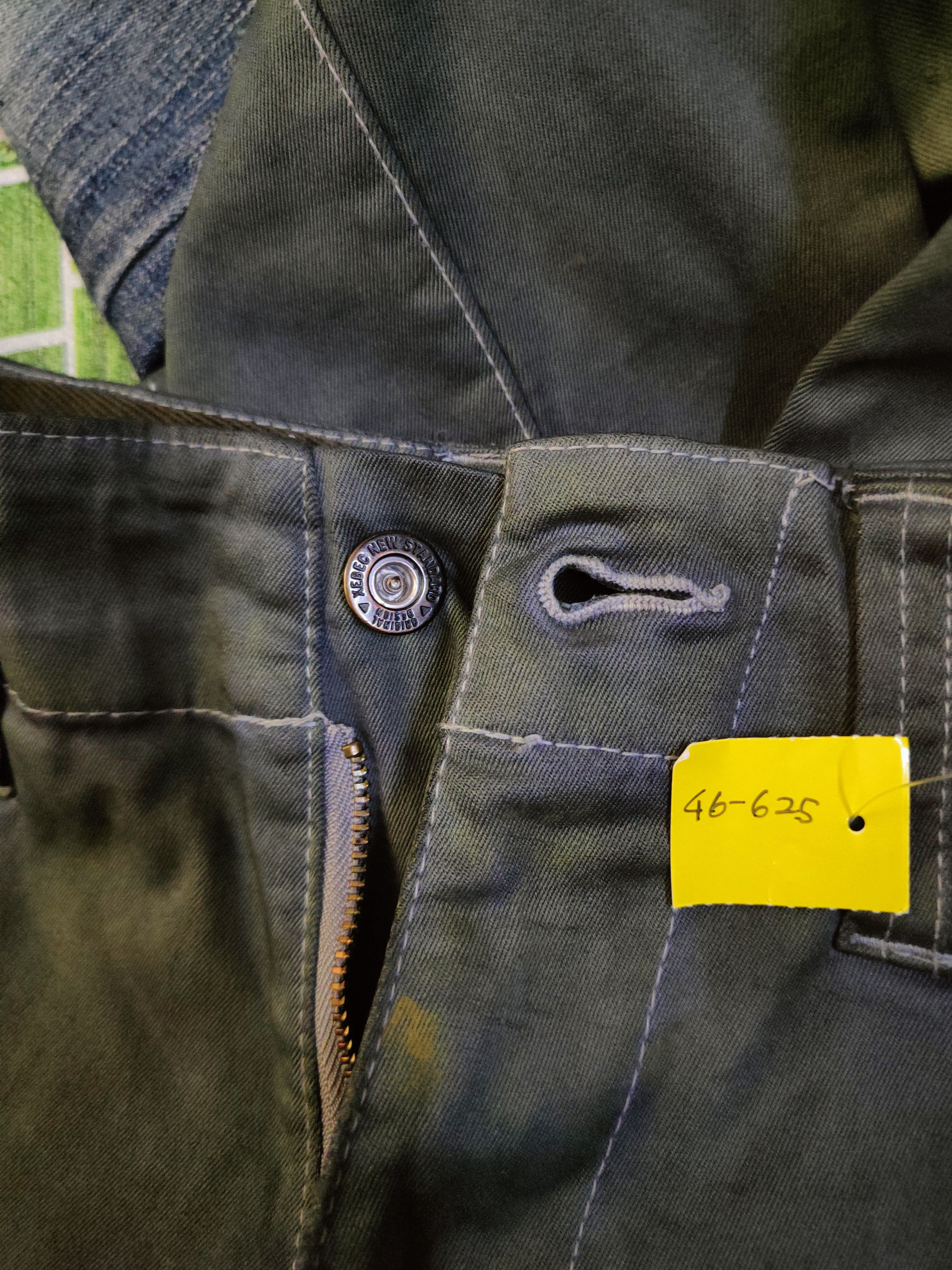 Japanese Brand Genba-Xebec Olive Multipocket Cargo Pants #46-625 Size US 29 - 14 Thumbnail
