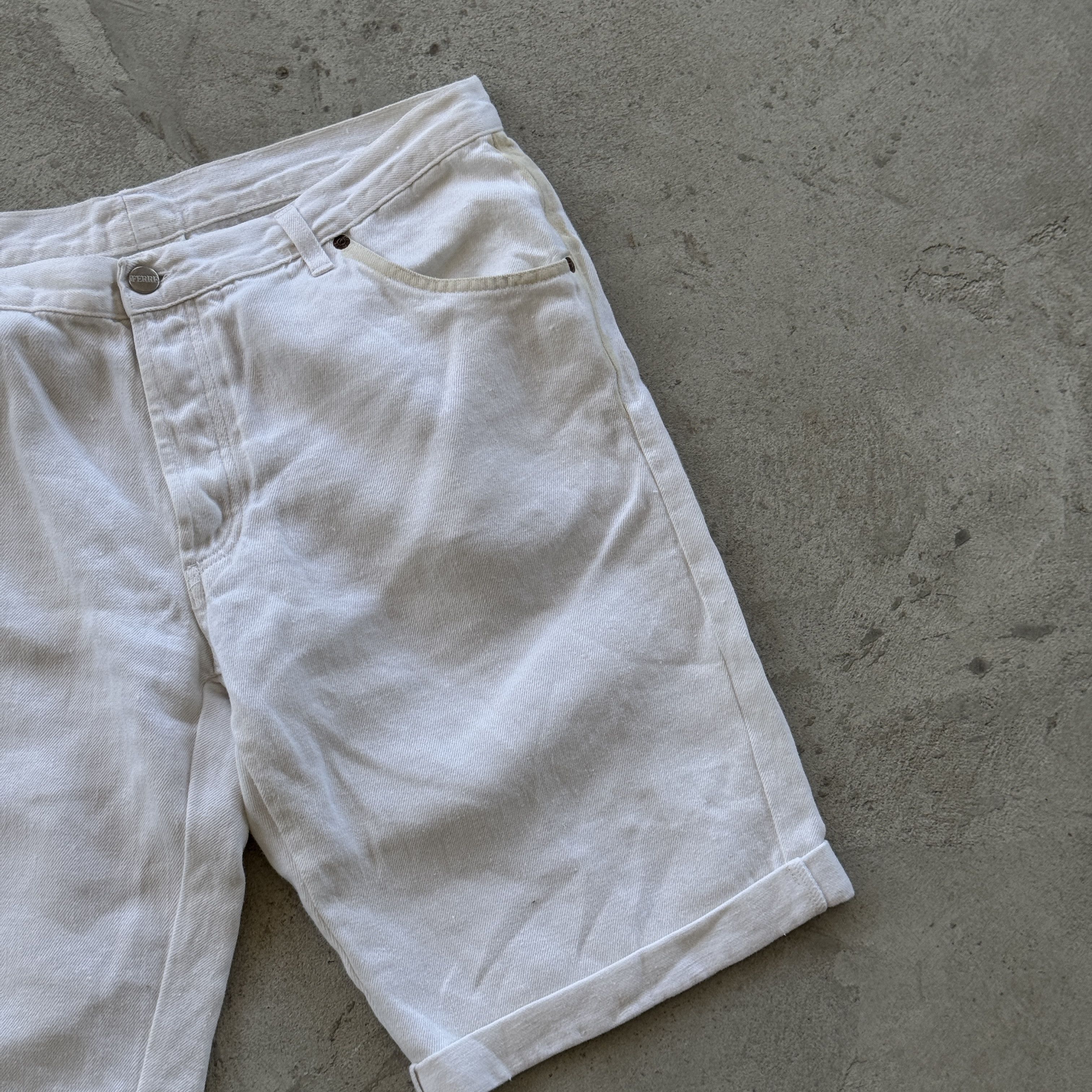 Gianfranco Ferre Vintage 90s Gianfranco Ferre Denim Shorts Size US 38 / EU 54 - 3 Thumbnail