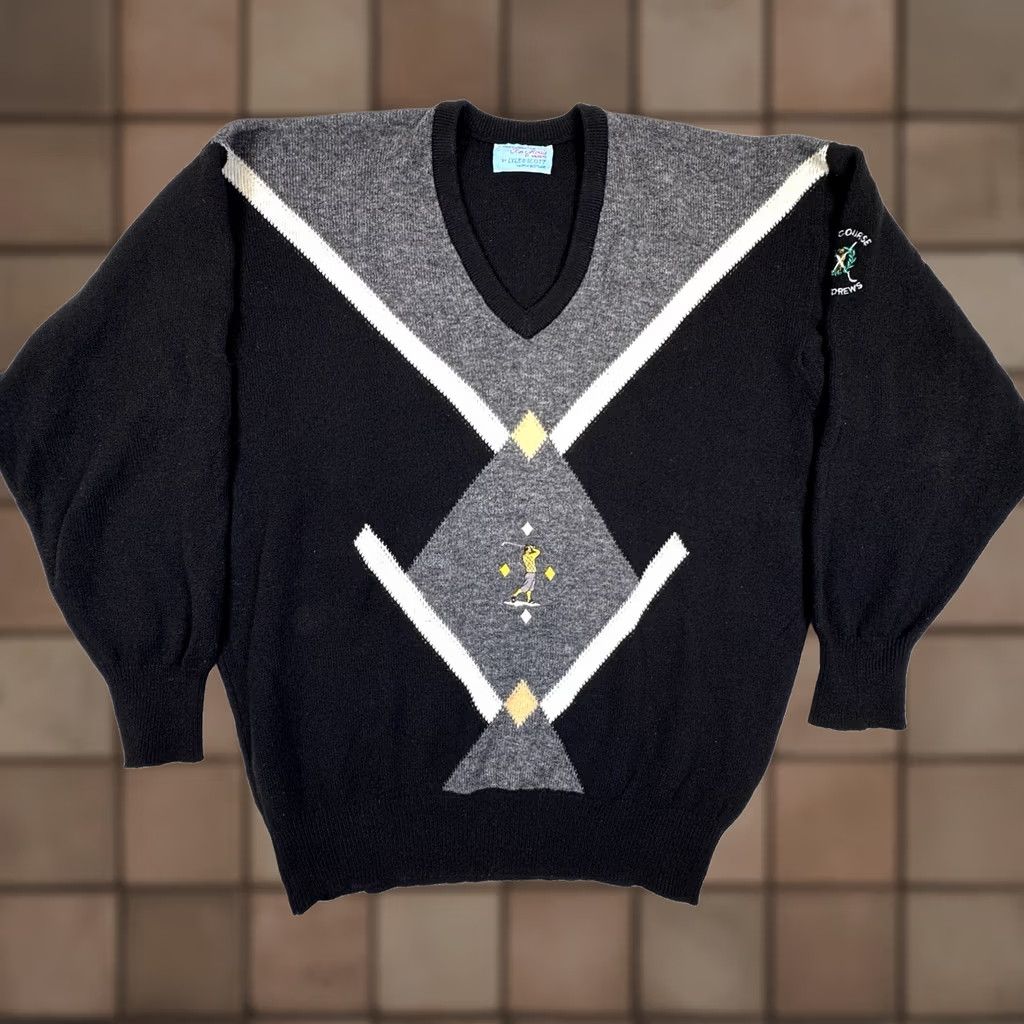 Lyle & Scott × Malbon Lyle & Scott x Malbon Golf Crewneck Large