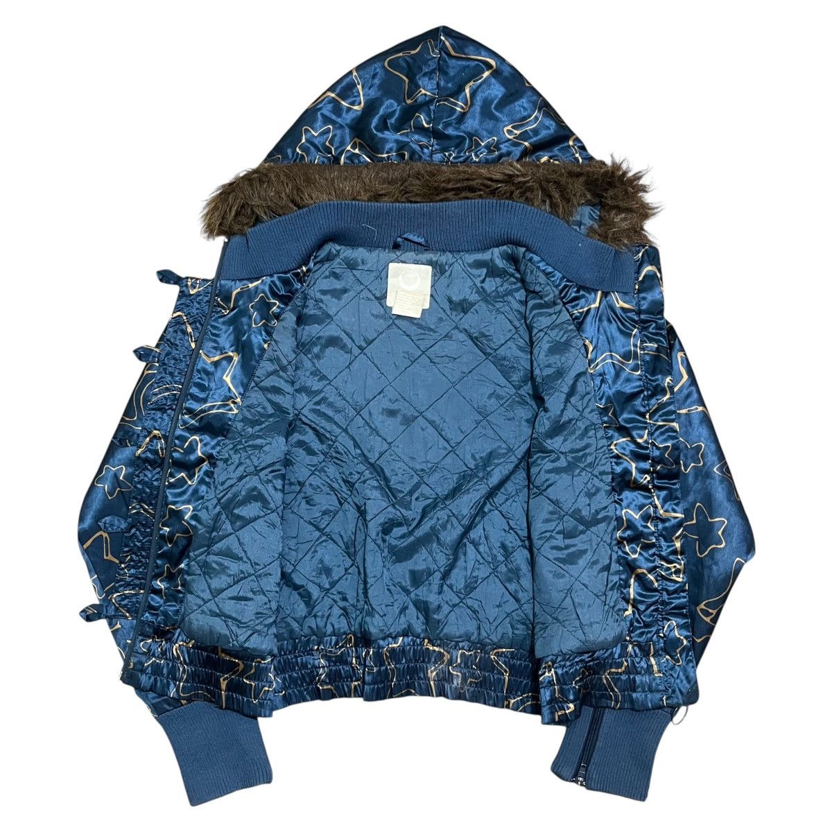 Vintage Stussy Thermolite Jacket Fur Hooded