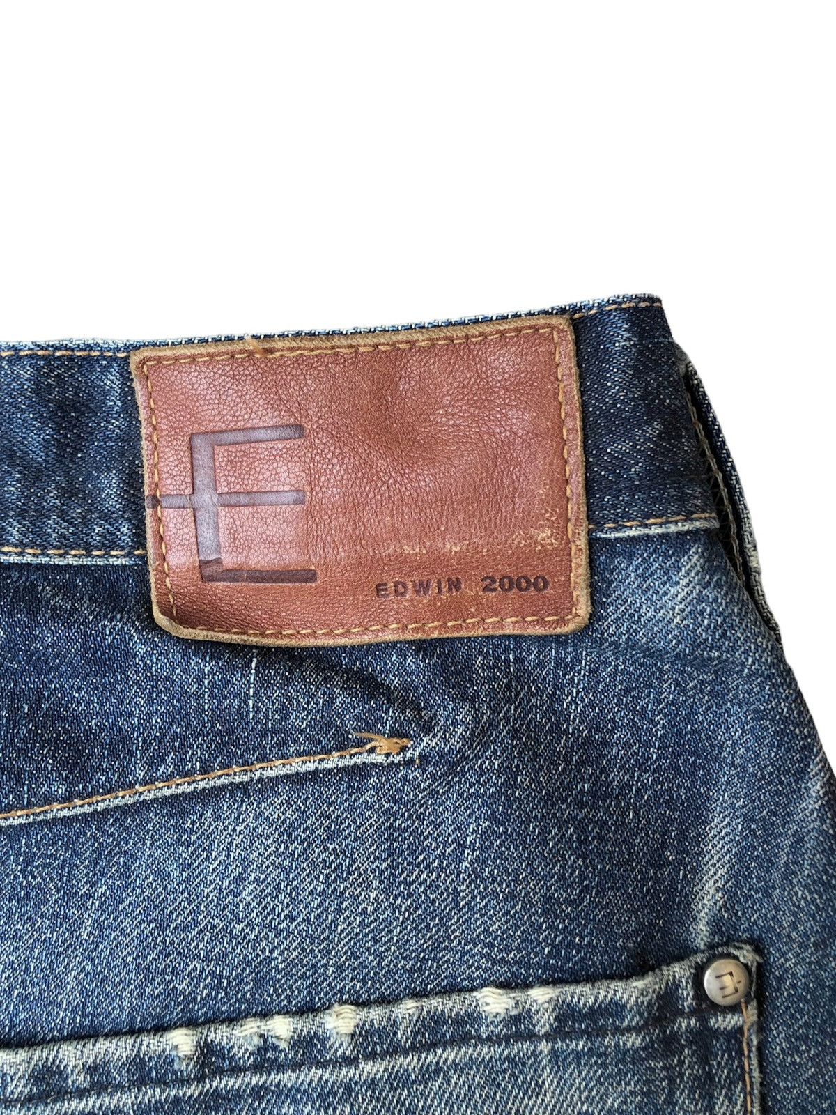 Edwin 2000’s Edwin Curved Distress Jeans Size US 30 / EU 46 - 3 Thumbnail