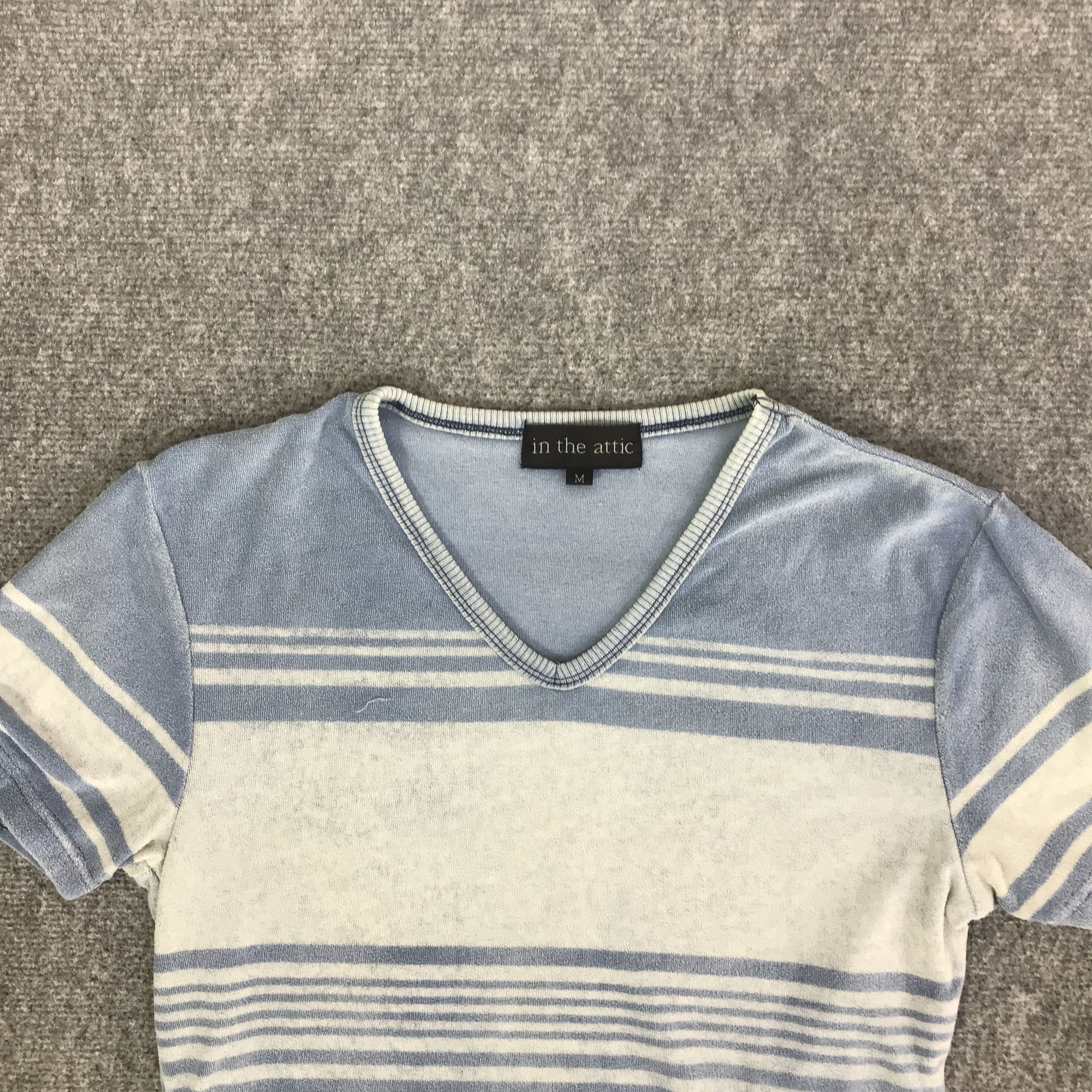 In The Attic IN THE ATTIC V NECK T-SHIRT K93B33 Size US M / EU 48-50 / 2 - 2 Thumbnail