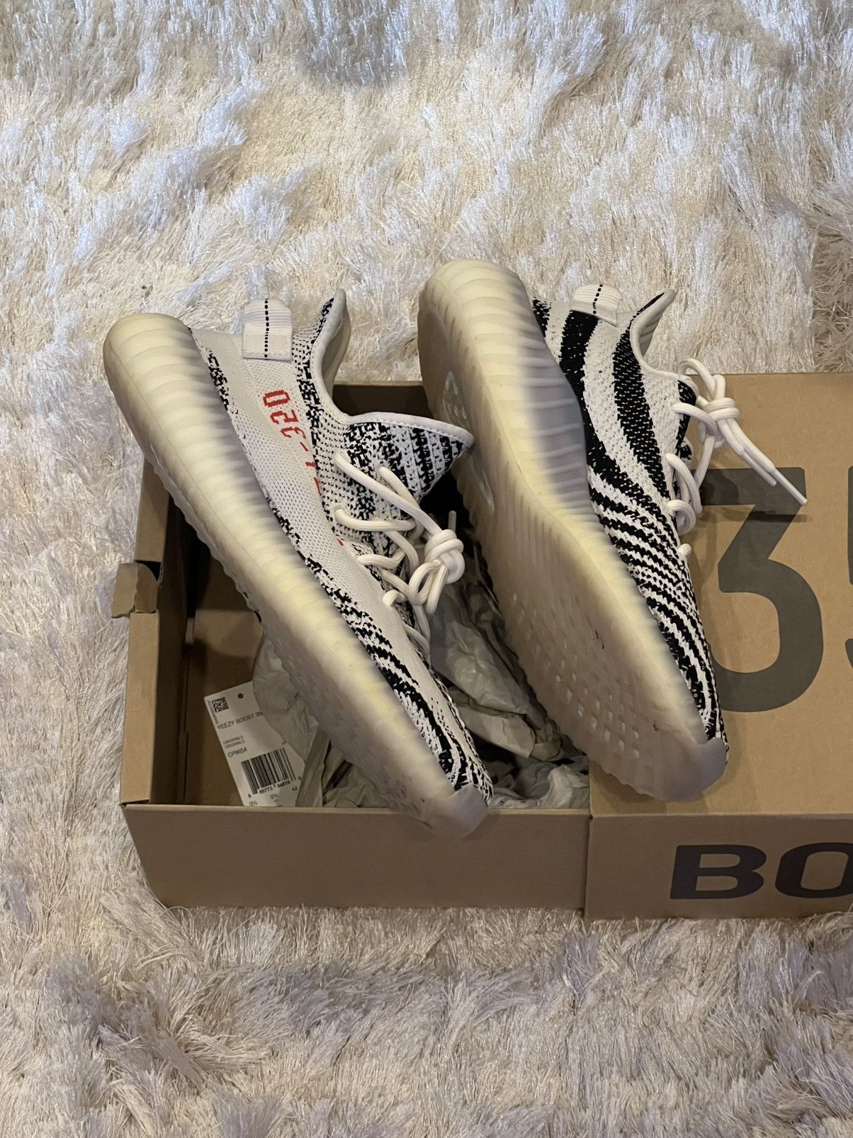 Adidas Yeezy Boost 350 V2 Zebra Size US 10 / EU 43 - 6 Thumbnail