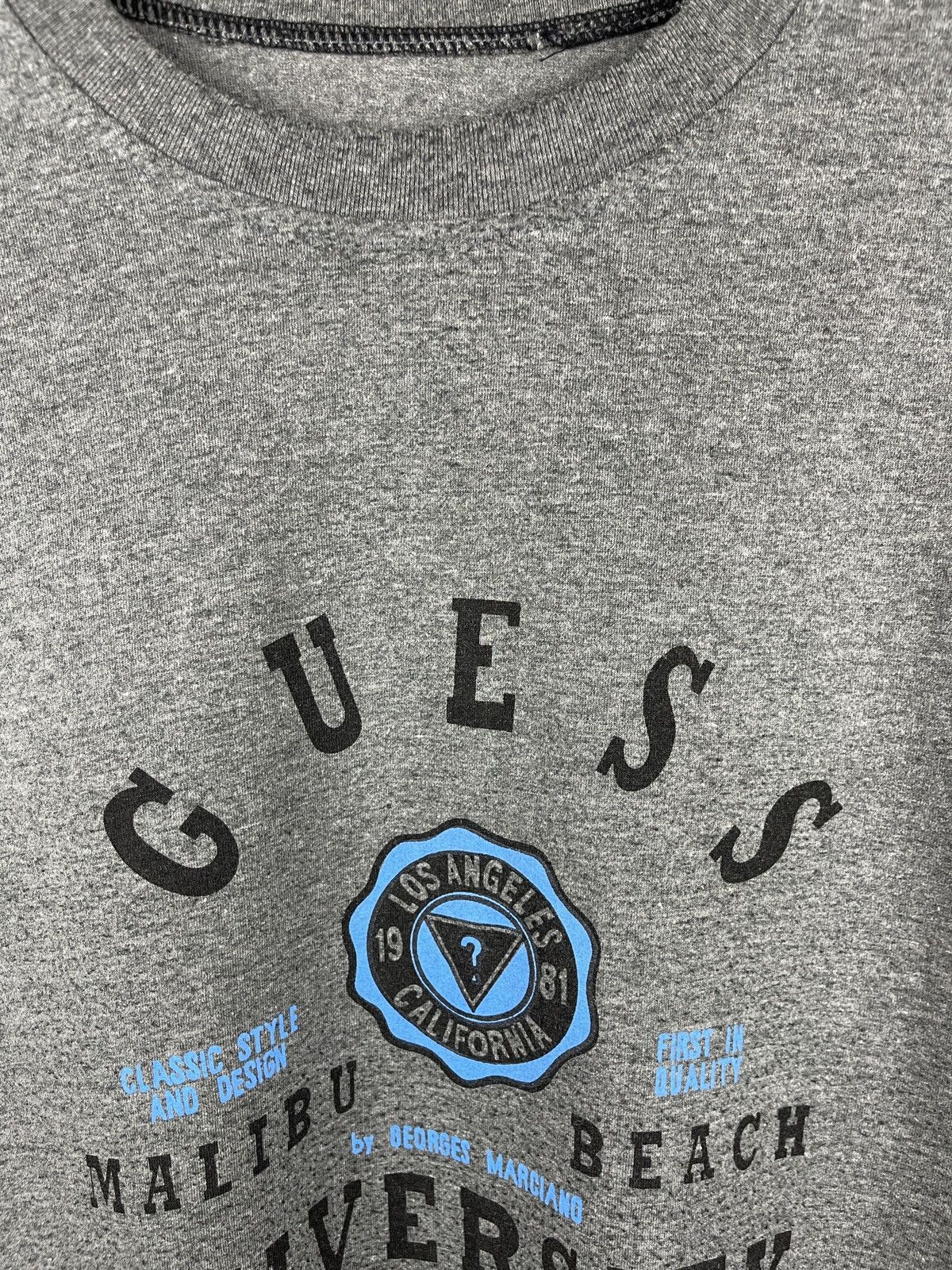 Georges Marciano Guess Malibu Beach University by Georges Marciano 90s tee Size US L / EU 52-54 / 3 - 7 Thumbnail