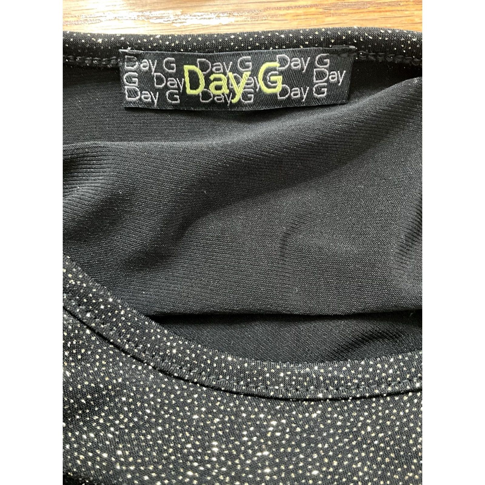 Vintage Day G Glitter Womens Long Sleeve Bodysuit Black S Vintage No Size S / US 4 / IT 40 - 3 Thumbnail