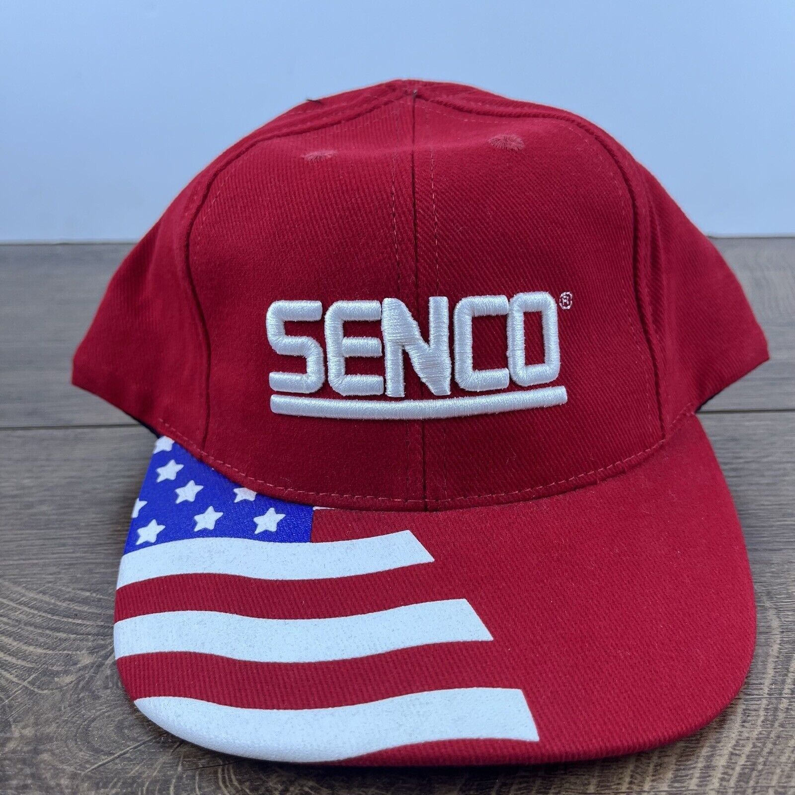 Other SENCO USA Hat Red Cap Hat Adjustable Hat Red Adult Hat Size ONE SIZE - 2 Thumbnail