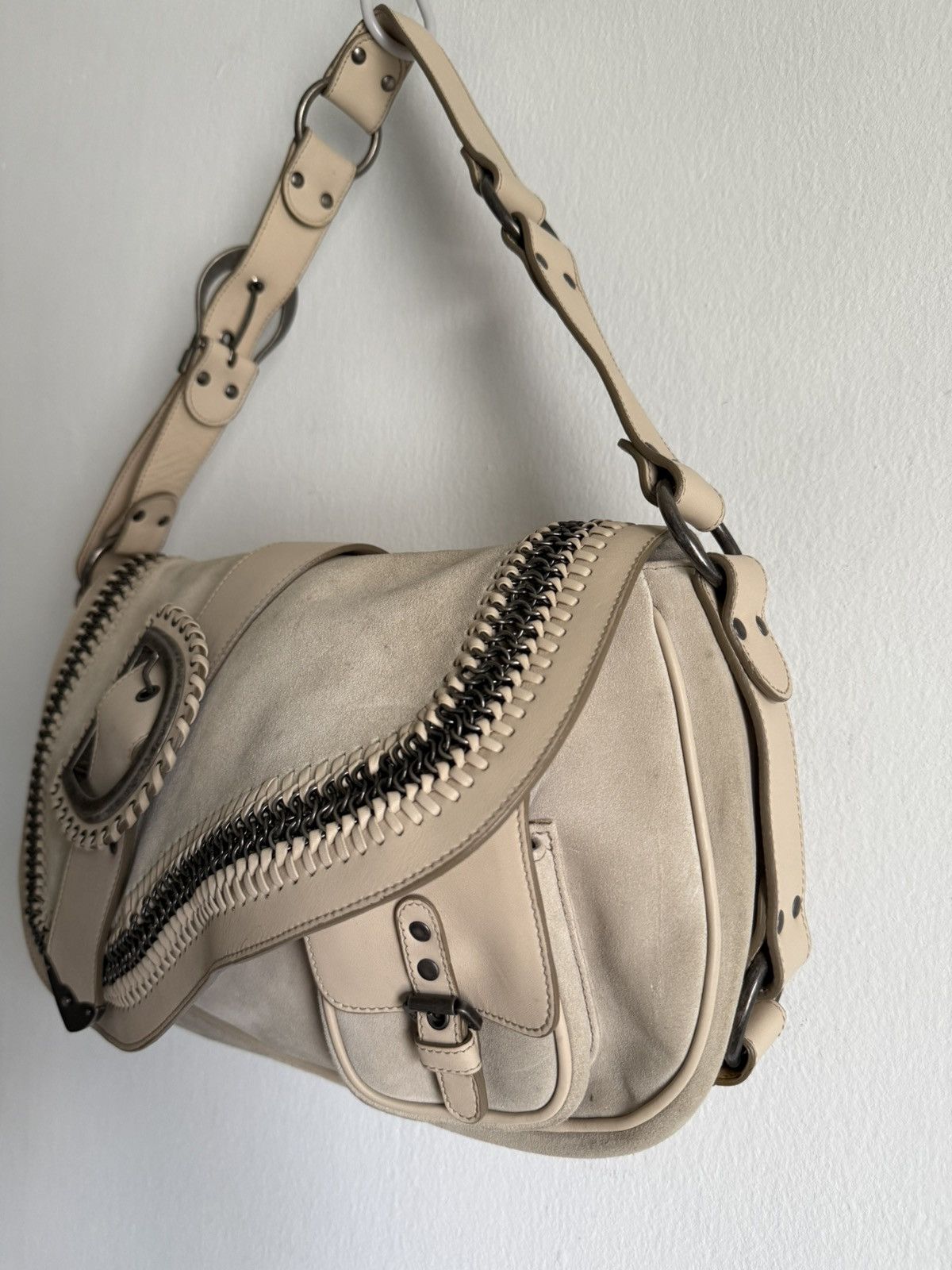 Dior 2005 Rare Dior Gaucho saddle bag John Galliano Era Size ONE SIZE - 8 Thumbnail