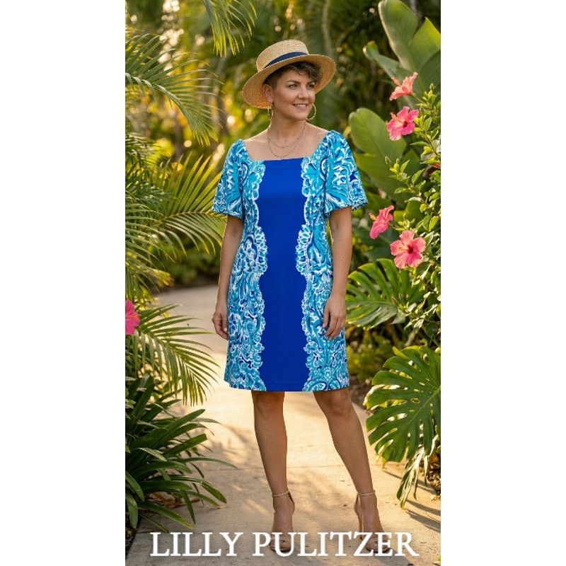 Lilly Pulitzer Lilly Pulitzer Off-the-Shoulder Dress – Size Medium Size M / US 6-8 / IT 42-44 - 1 Thumbnail