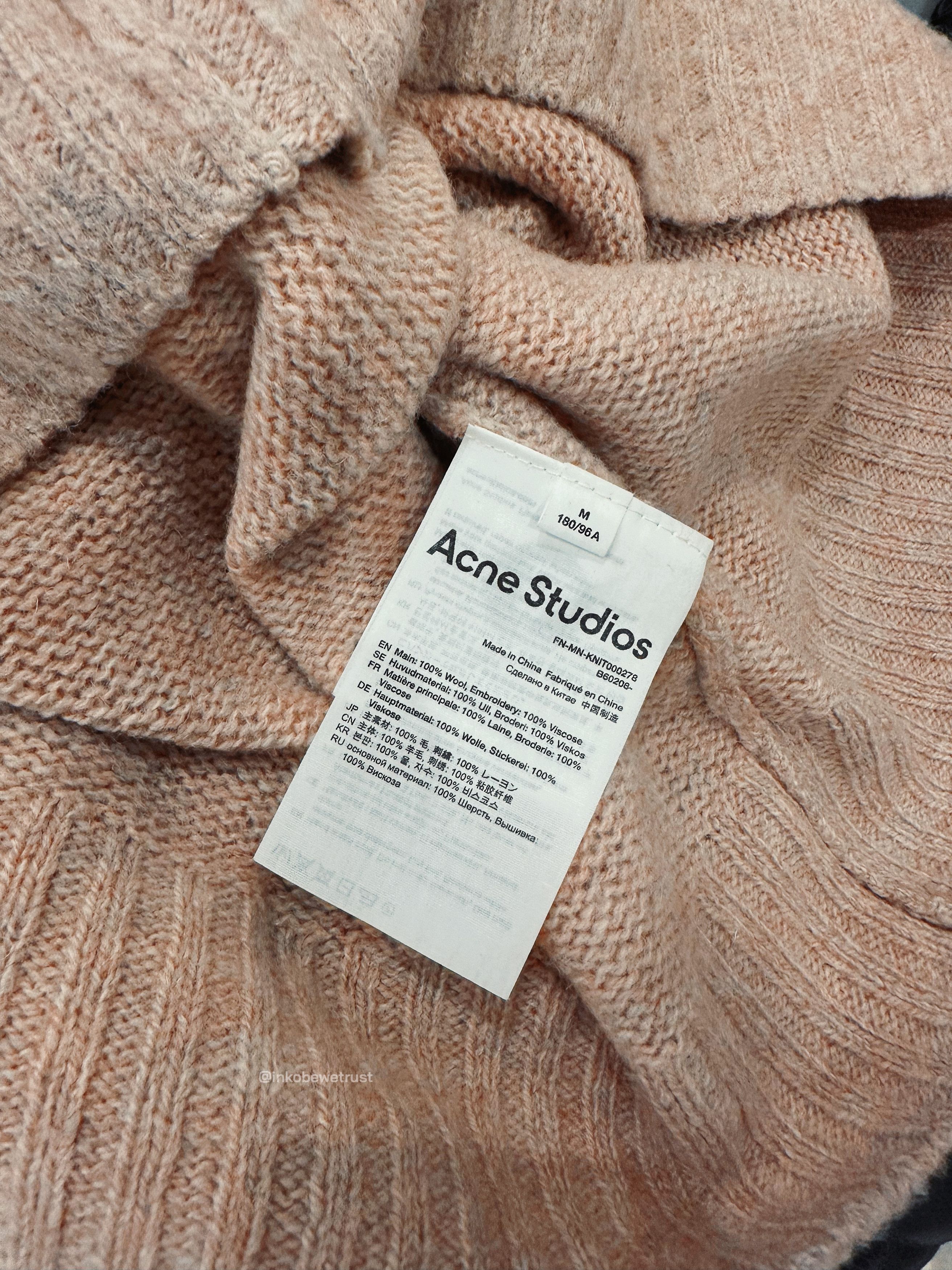 Acne Studios Brushed ​Shetland Wool Sweater - Pink Size US M / EU 48-50 / 2 - 9 Thumbnail