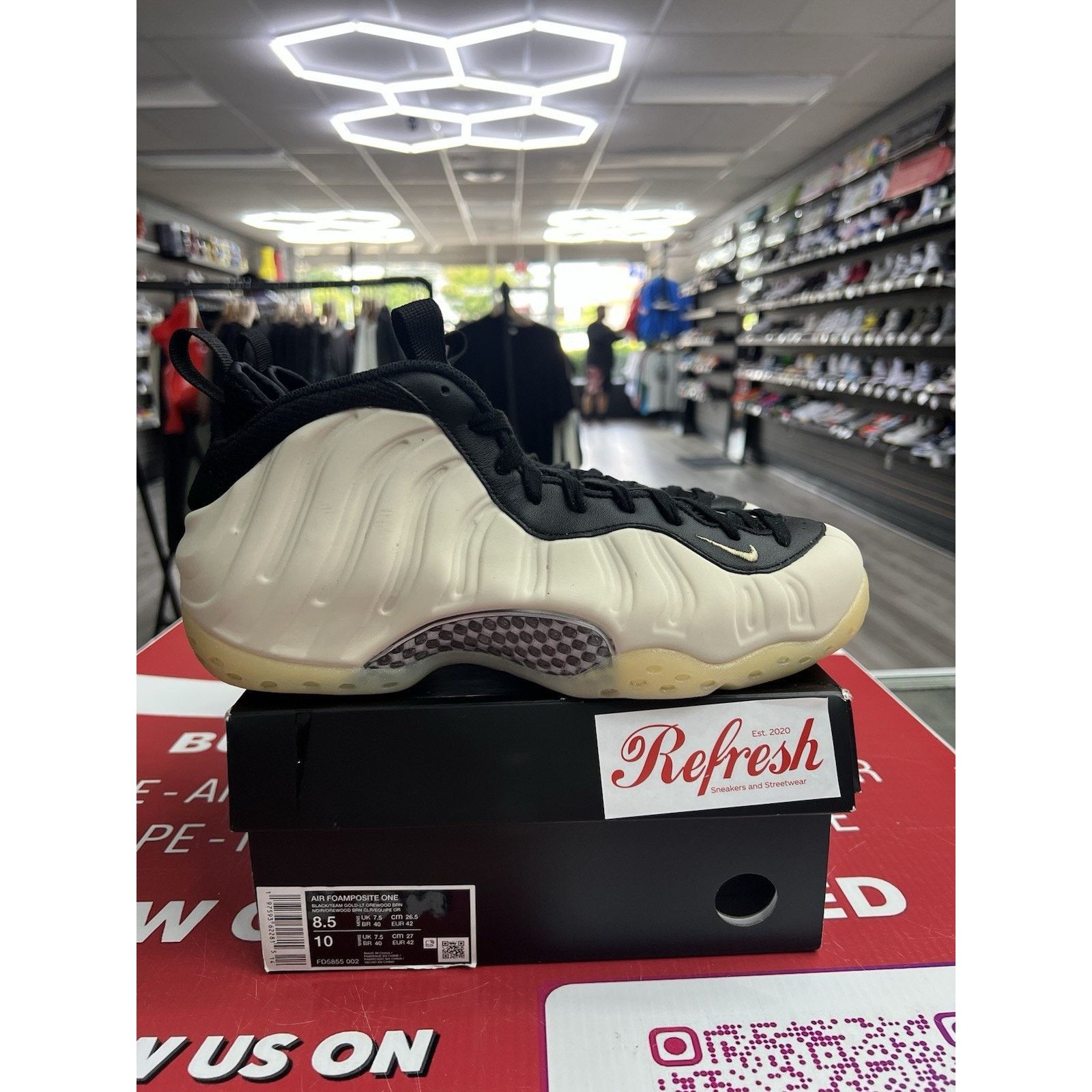 Nike Nike Air Foamposite One Light Orewood Brown Size 8.5 Size US 8.5 / EU 41-42 - 1 Thumbnail