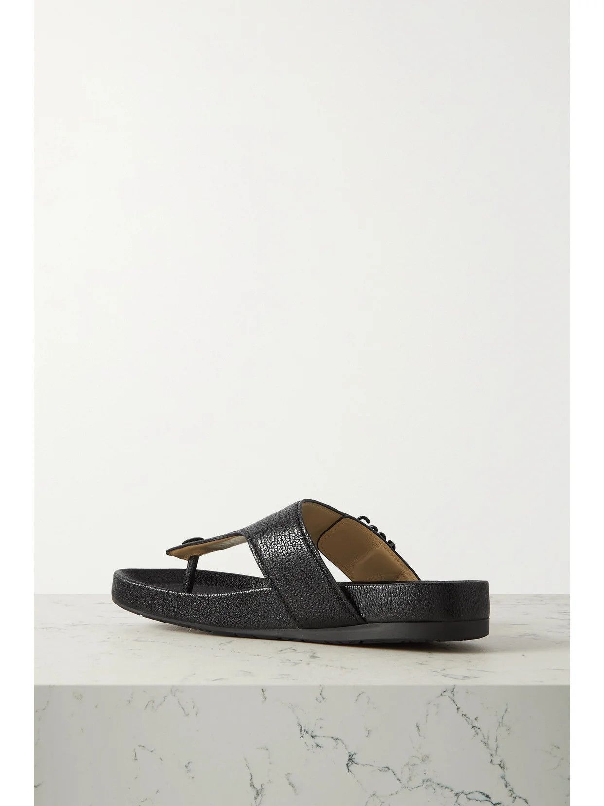 Loewe o1in1g0426 Ease Sandals in Black Size US 7 / IT 37 - 3 Thumbnail