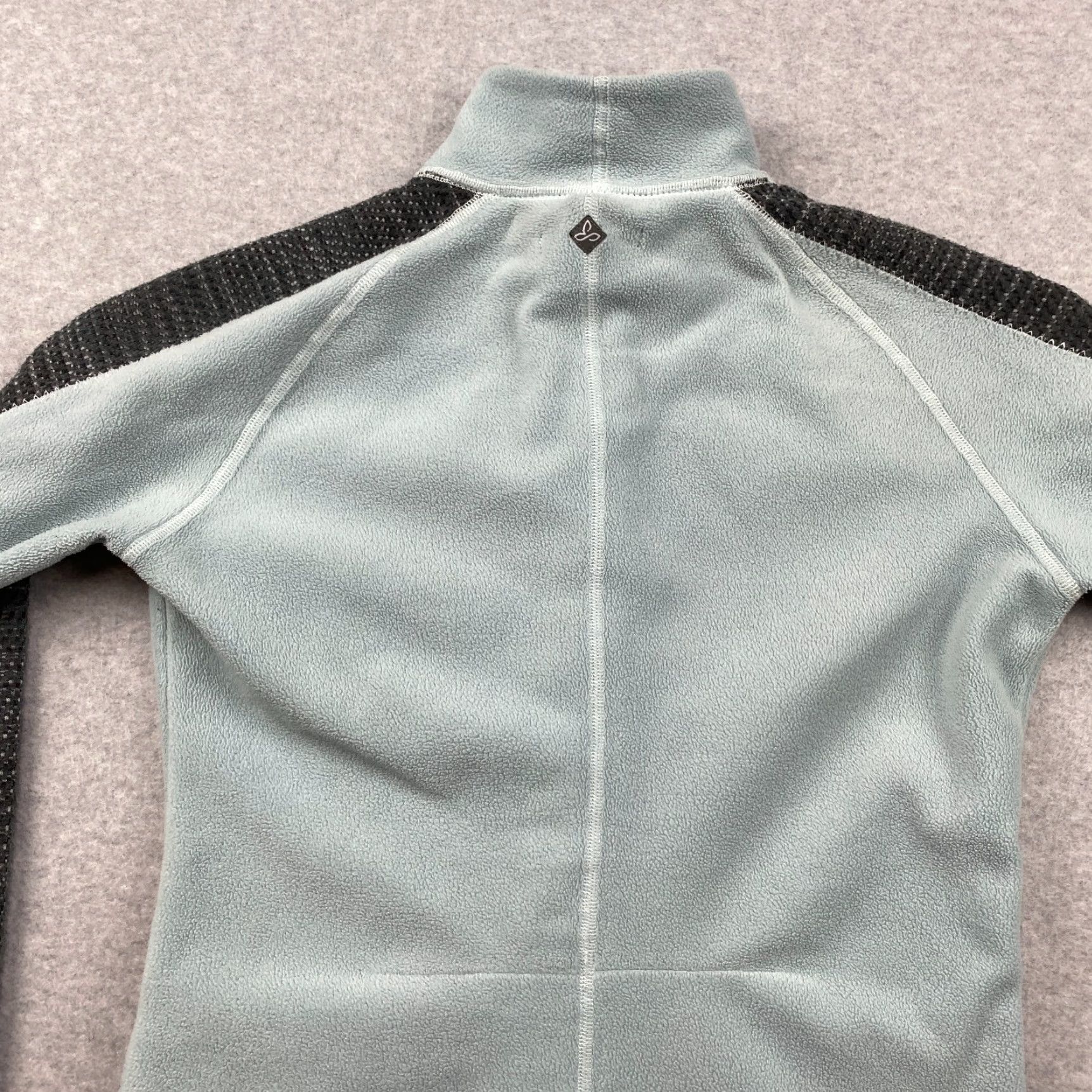 Prana prAna Full Zip Sweater Womens Small Blue Mock Neck Zip Pocket Fleece Button Zipper All Seasons Athleisure Size S / US 4 / IT 40 - 7 Thumbnail