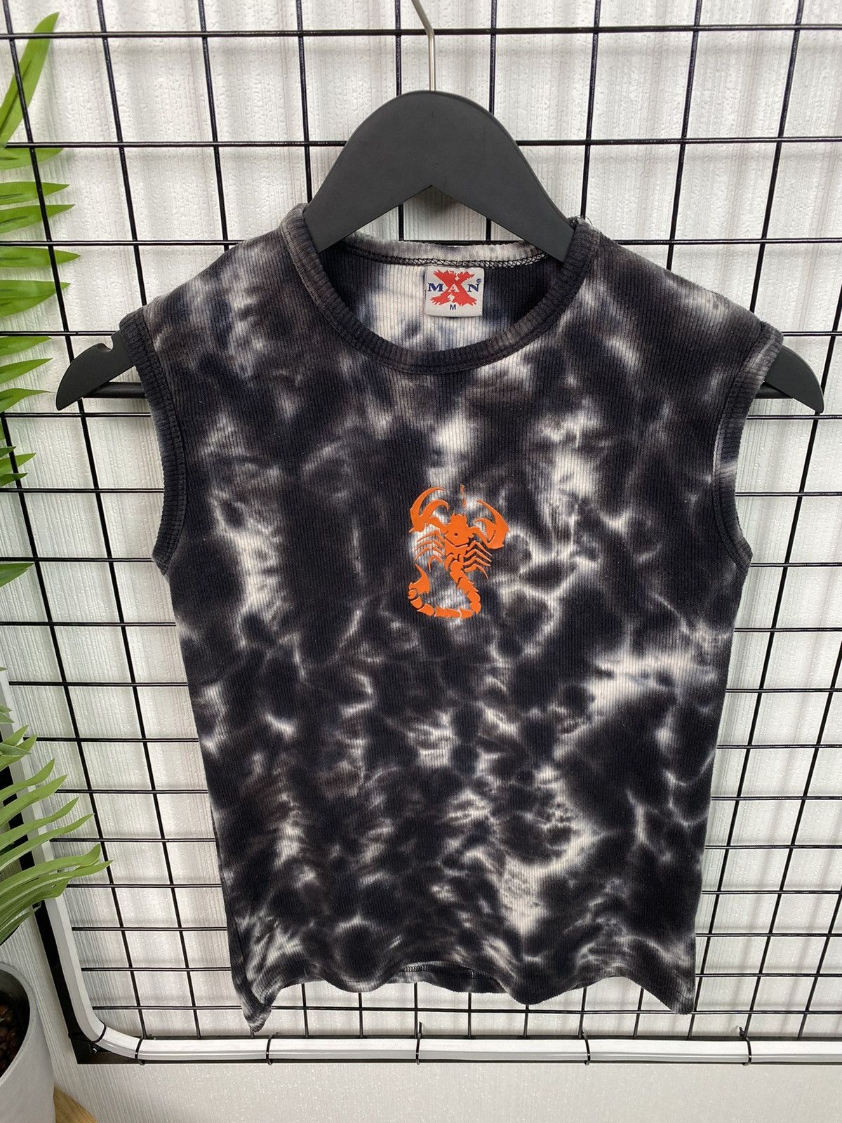 Vintage Rare Tie-dye Tank top Scorpio Avant garde y2k Style Men M Size US M / EU 48-50 / 2 - 3 Thumbnail