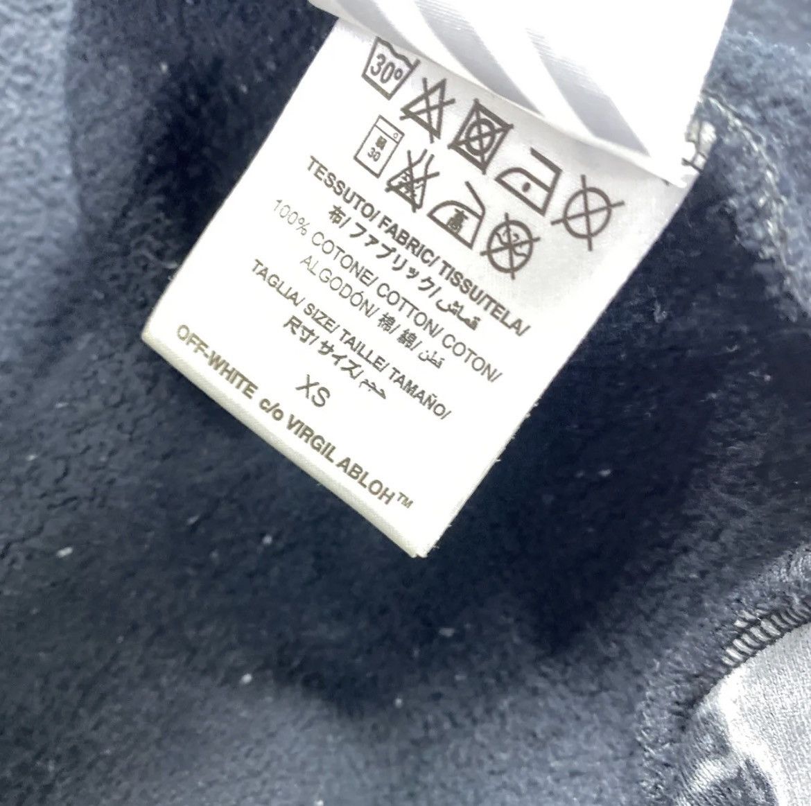 Off-White Liquid Spots Zip-Up Hoodie Size US XS / EU 42 / 0 - 4 Thumbnail