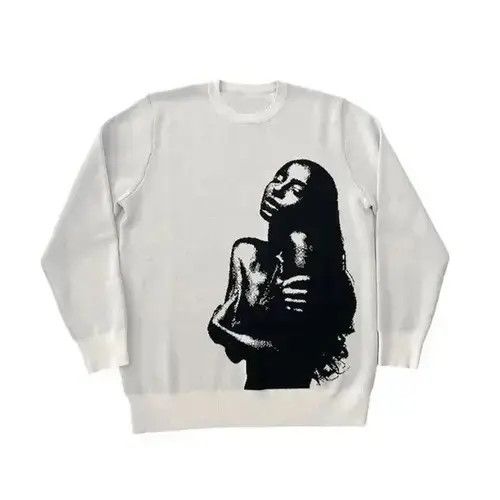 Other Gothic Women's Pullovers Sweaters Creative Stripes Size US M / EU 48-50 / 2 - 3 Thumbnail