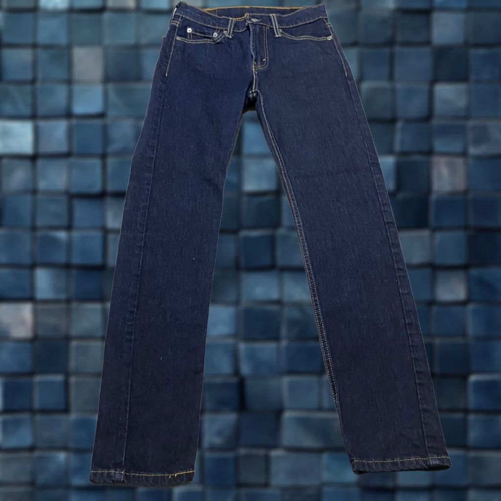 Levi's Levi's 510 Jeans Mens Slim Skinny 27x30 Blue Denim Dark Wash 5-Pocket Stretch Mid Rise Size US 27 - 1 Thumbnail