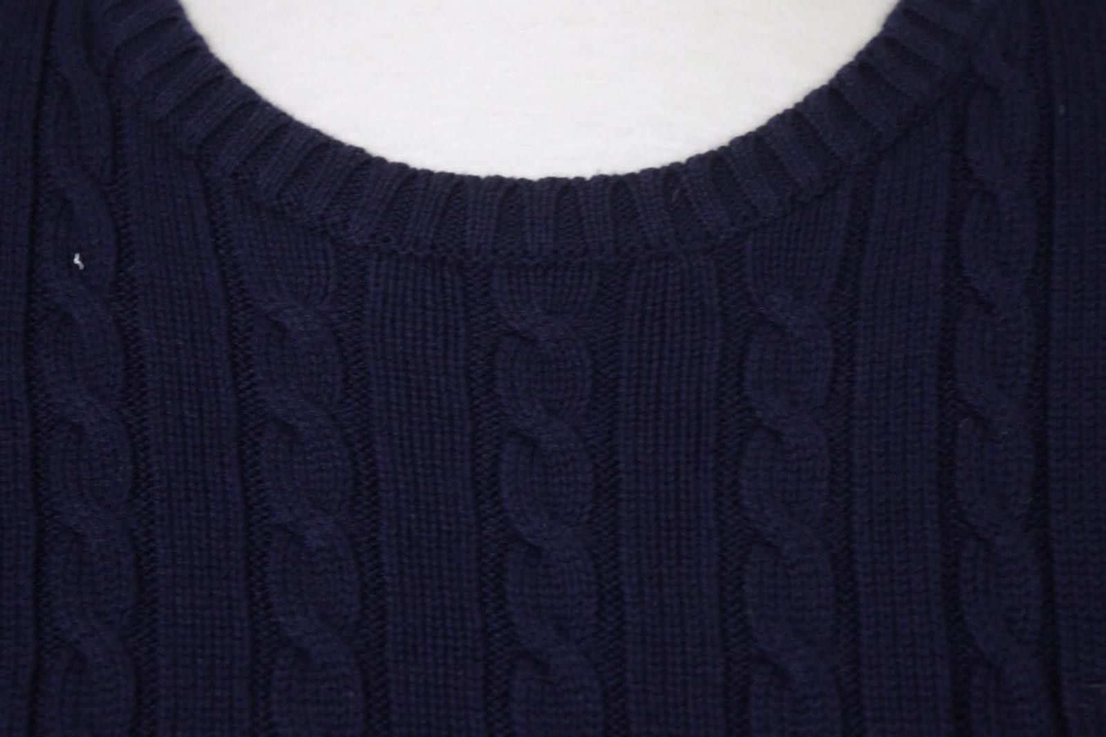 Lauren Ralph Lauren Lauren Ralph Lauren Navy Cotton Knit Pullover Sweater Size S Size S / US 4 / IT 40 - 5 Thumbnail