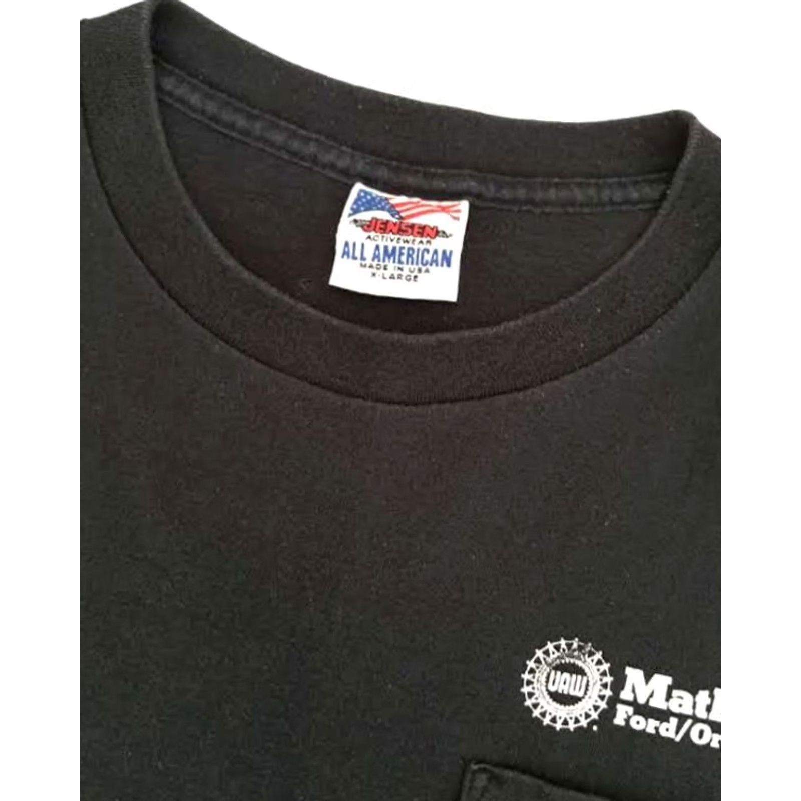Ford VINTAGE UAW Mathews Ford Oregon Ford Shelby T-Shirt XL Black USA made Mens Size US XL / EU 56 / 4 - 4 Thumbnail
