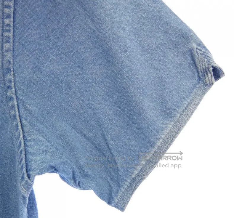 Kapital Kapital Blue-dyed wool-edged Chinese buckle short-sleeved Size US M / EU 48-50 / 2 - 6 Thumbnail