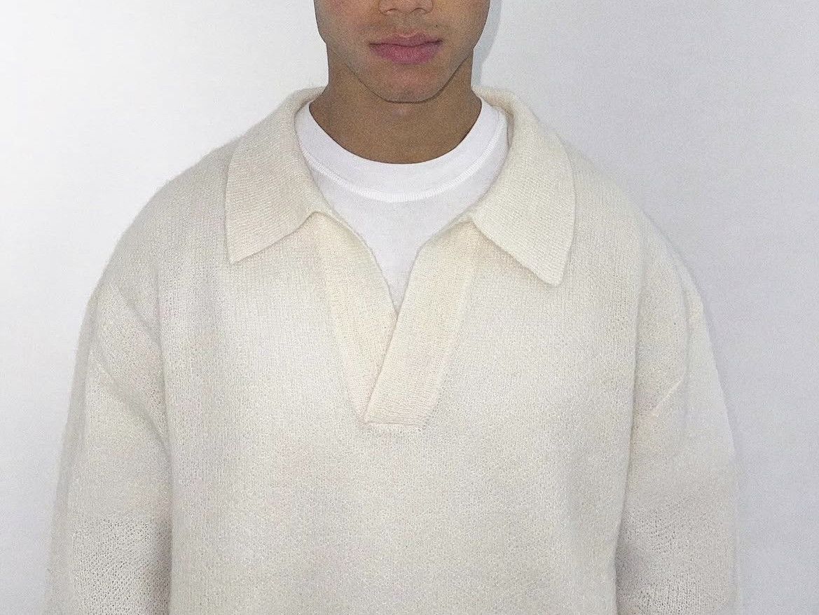 Other SecondSkin Ivory Comfort Polo (Cropped/Boxy, L) Size US L / EU 52-54 / 3 - 1 Thumbnail