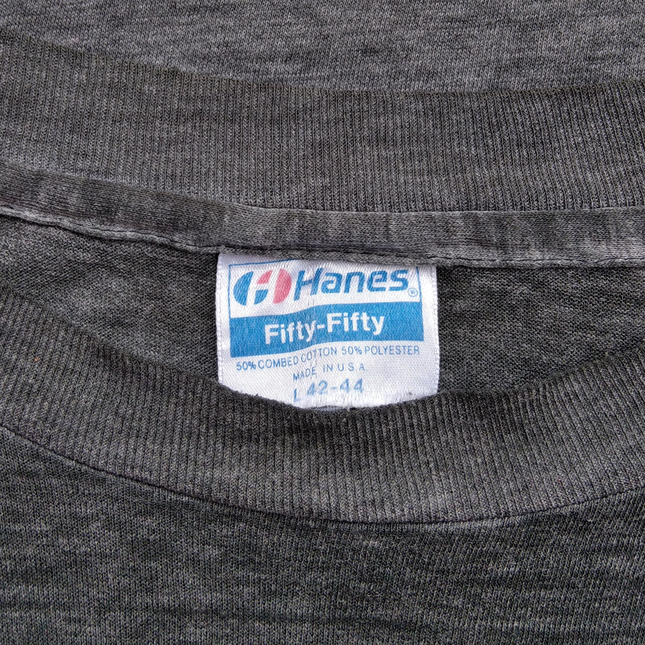 4GSELLER Vintage 80's Thrashed BILL AND OPUS Tag Hanes Made In USA Size US L / EU 52-54 / 3 - 6 Thumbnail