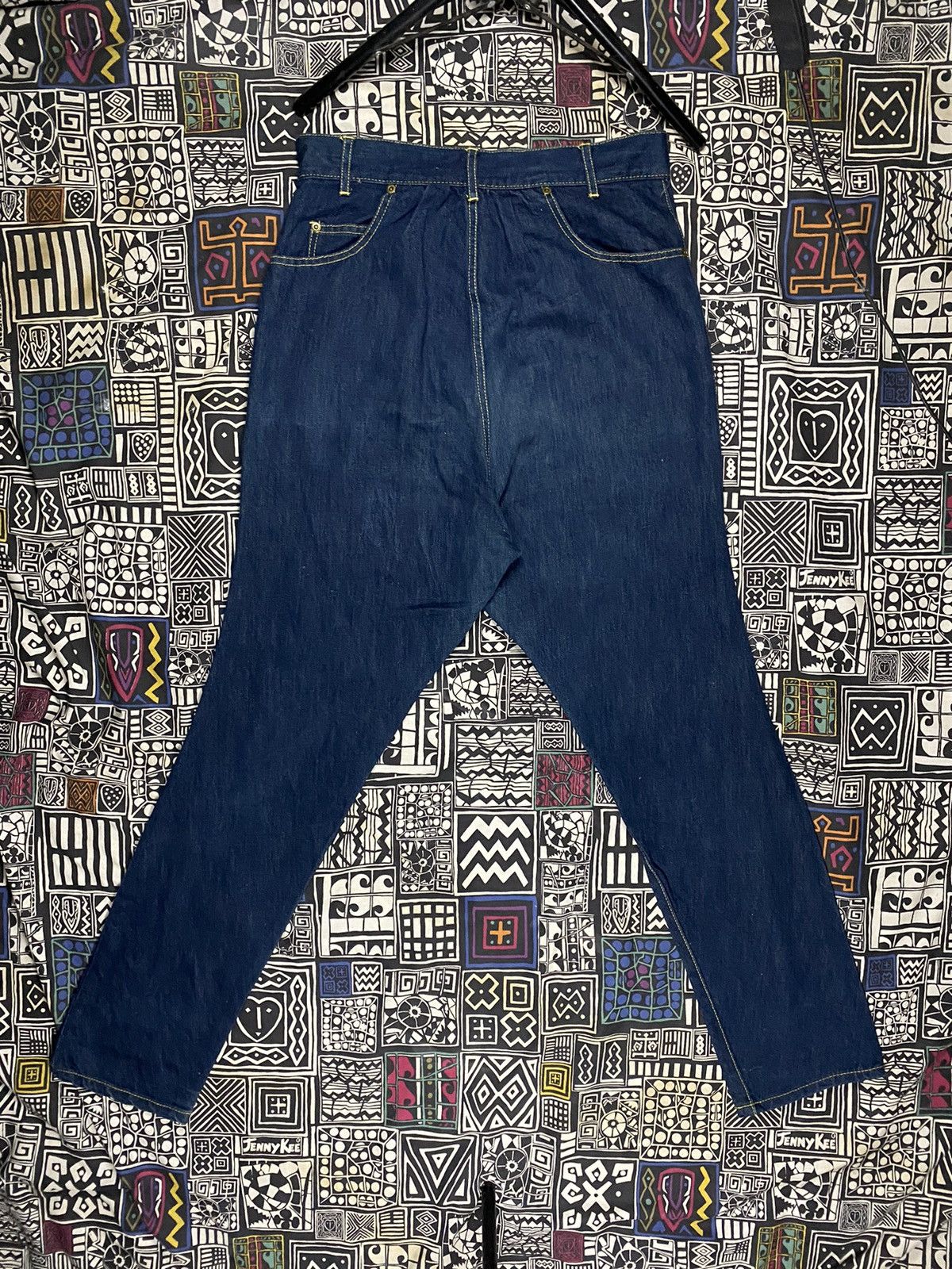 Japanese Brand × mercibeaucoup Mercibeaucoup drop crotch issey miyake jeans pants Size US 30 / EU 46 - 2 Thumbnail