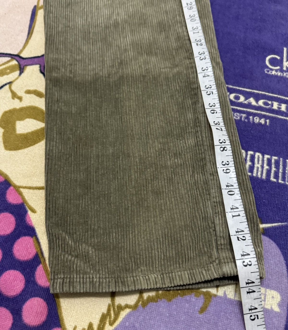 Marithe + Francois Girbaud Vintage MARITHE FRANCOIS GIRBAUD MFG Conduroy Pant Size US 32 / EU 48 - 13 Thumbnail