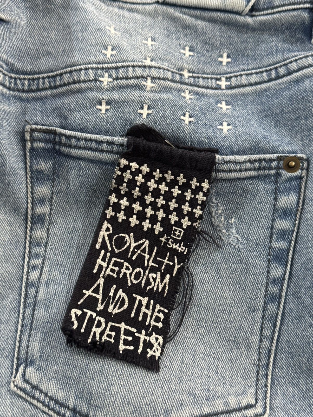 Ksubi Ksubi Distressed Denim Jeans Size US 32 / EU 48 - 8 Thumbnail