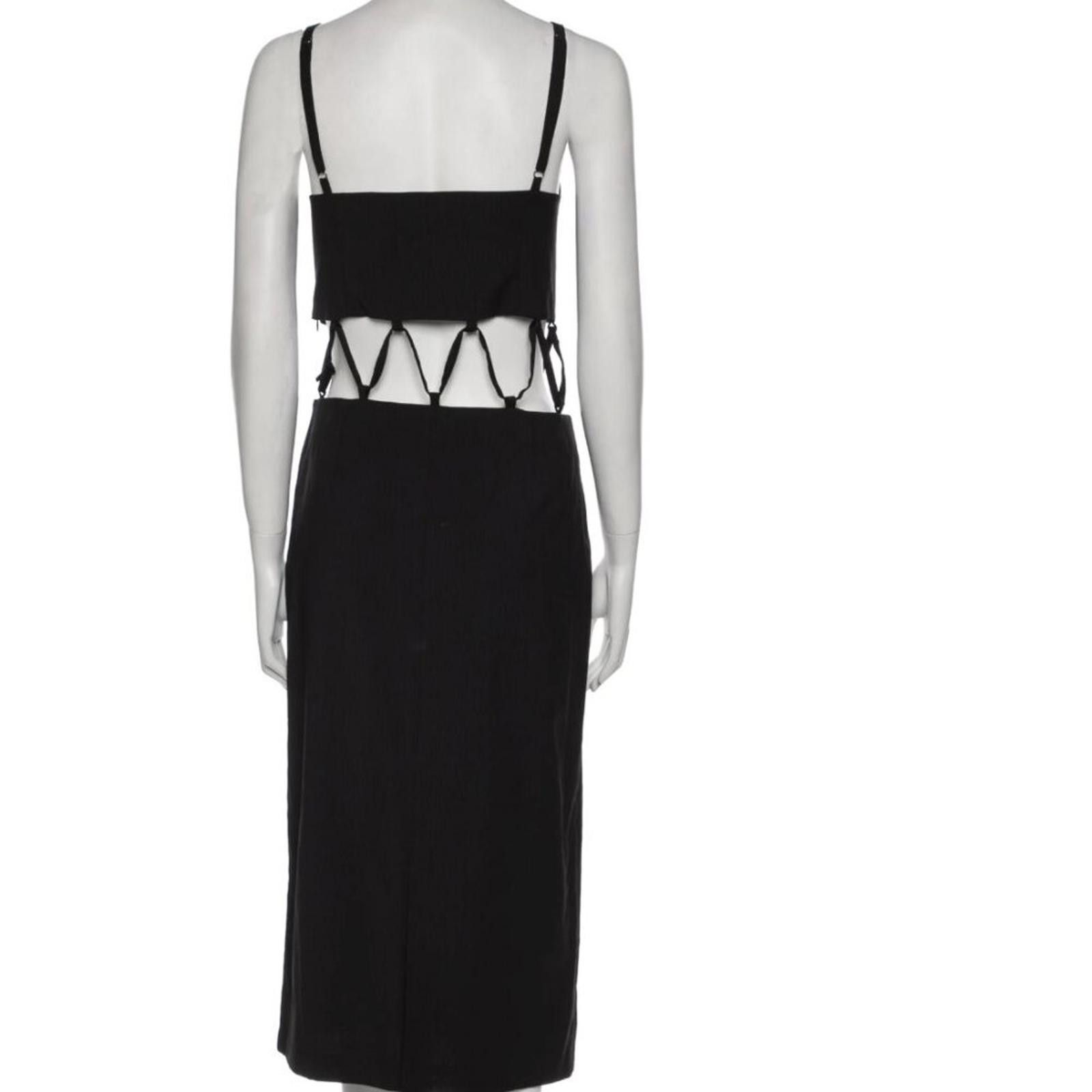 Paloma Wool Paloma Wool Cut Out Pin Stripe Axel Three in One Midi Dress Size XS / US 0-2 / IT 36-38 - 12 Thumbnail