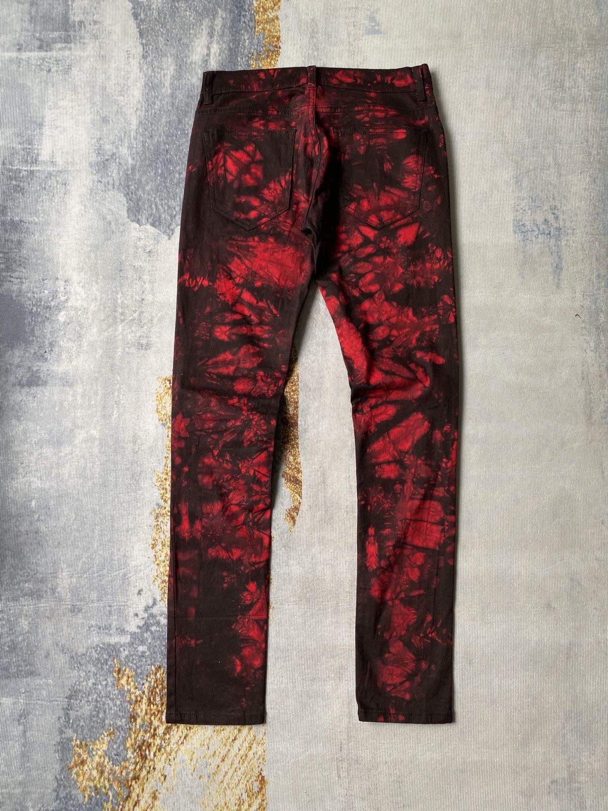 Japanese Brand K.U.I Tye Dye Skinny Fit Stretch Material Pant Size US 28 / EU 44 - 4 Thumbnail
