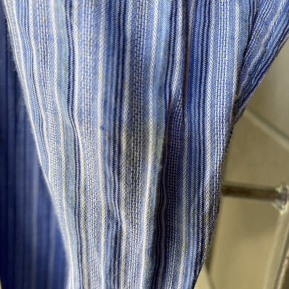 Vintage SHINS AMERICAN Blue Striped Western Shirt Size US L / EU 52-54 / 3 - 9 Thumbnail