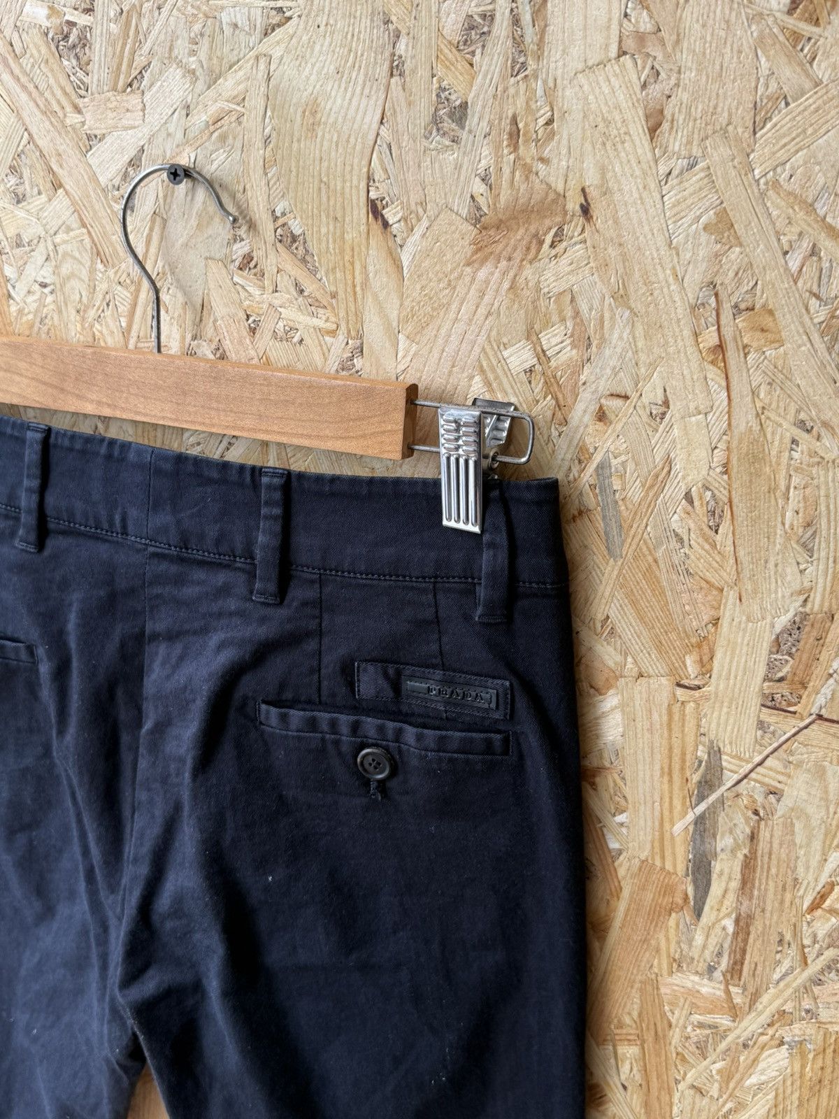 Prada Prada Milano Women’s cotton pants Black label size 40 Size 27" / US 4 / IT 40 - 8 Thumbnail