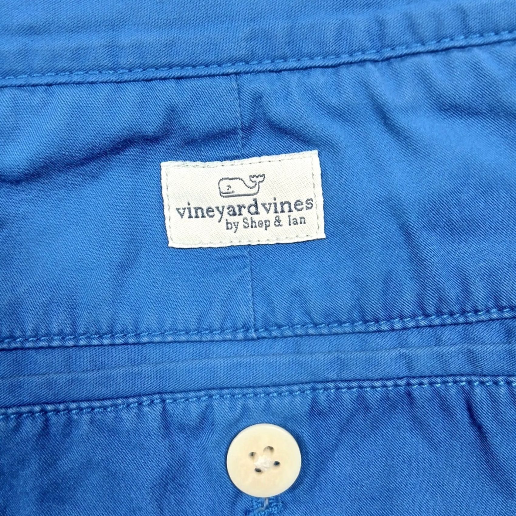 Vineyard Vines Vineyard Vines Chino Shorts Men's 34 Blue Cotton Casual Classic Weekender Nautical Beach Blue Boys? Size US 34 / EU 50 - 4 Thumbnail